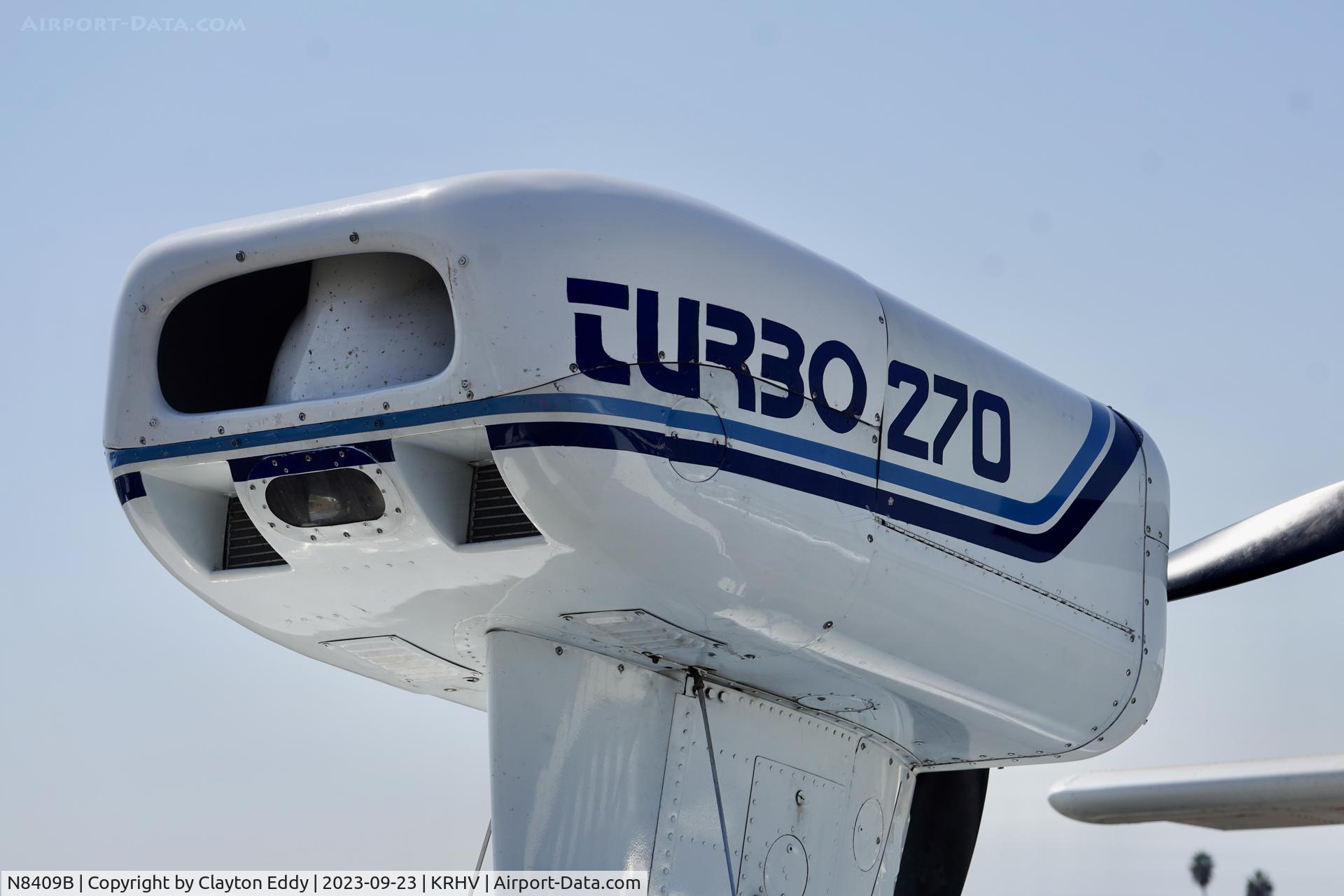 N8409B, 1987 Aerofab Inc Lake LA-250 C/N 63, Reid-Hillview Airport Community Day California 2023.