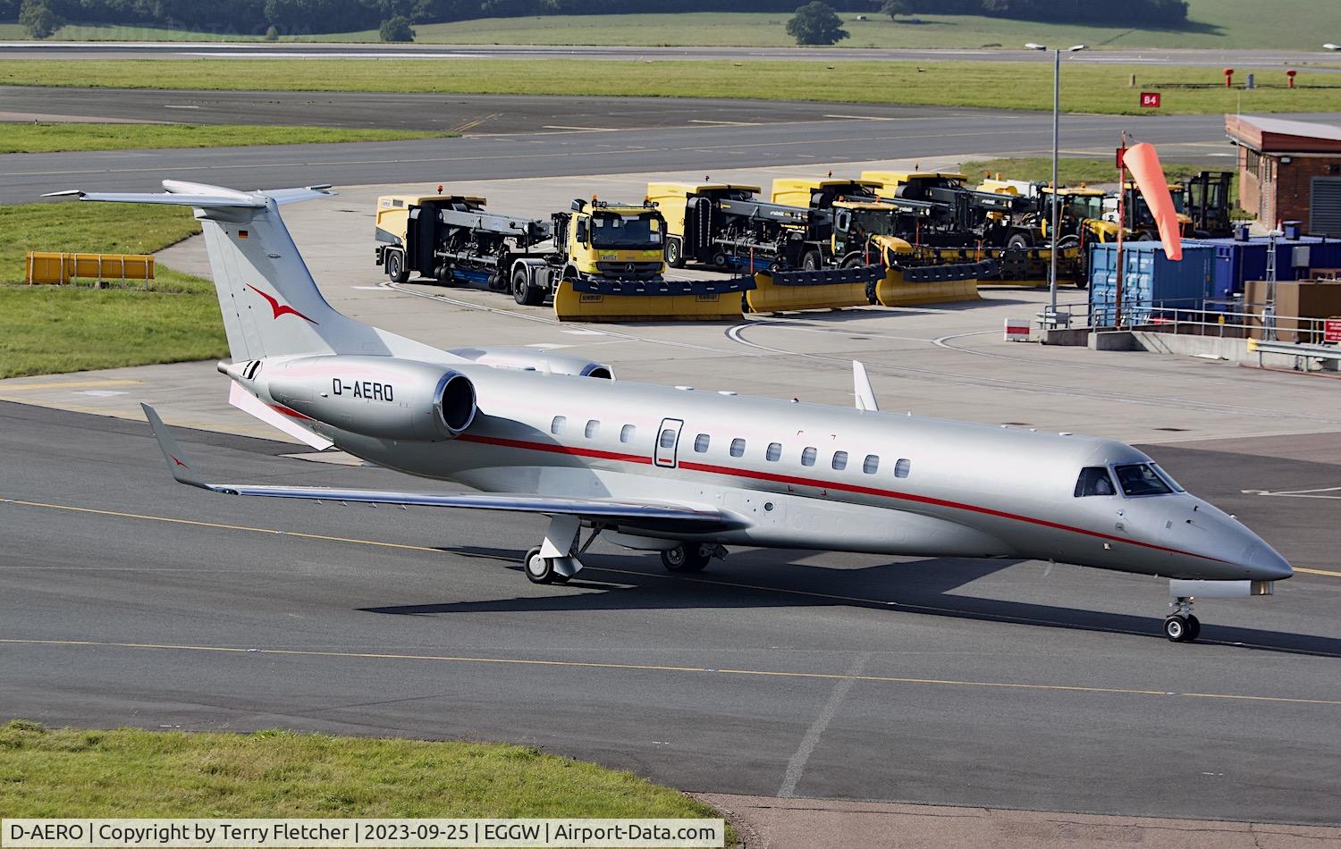 D-AERO, 2015 Embraer EMB-135BJ Legacy 650 C/N 14501214, At Luton Airport