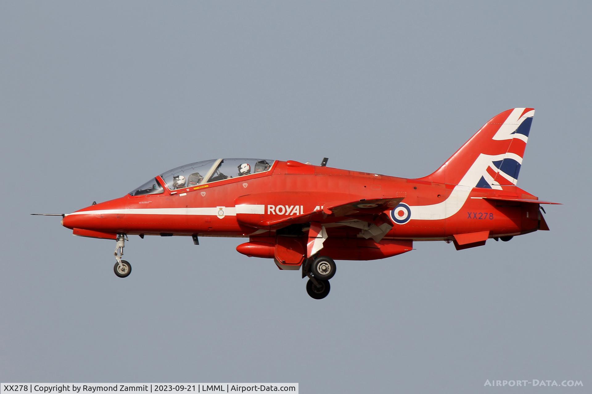 XX278, 1978 Hawker Siddeley Hawk T.1A C/N 103/312103, HS Hawk T.1A XX278 Red Arrows Royal Air Force