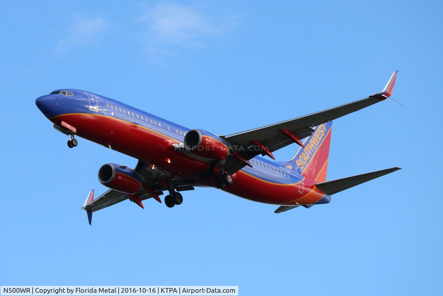 N500WR, 2014 Boeing 737-8H4 C/N 36898, SWA 738 oc zx