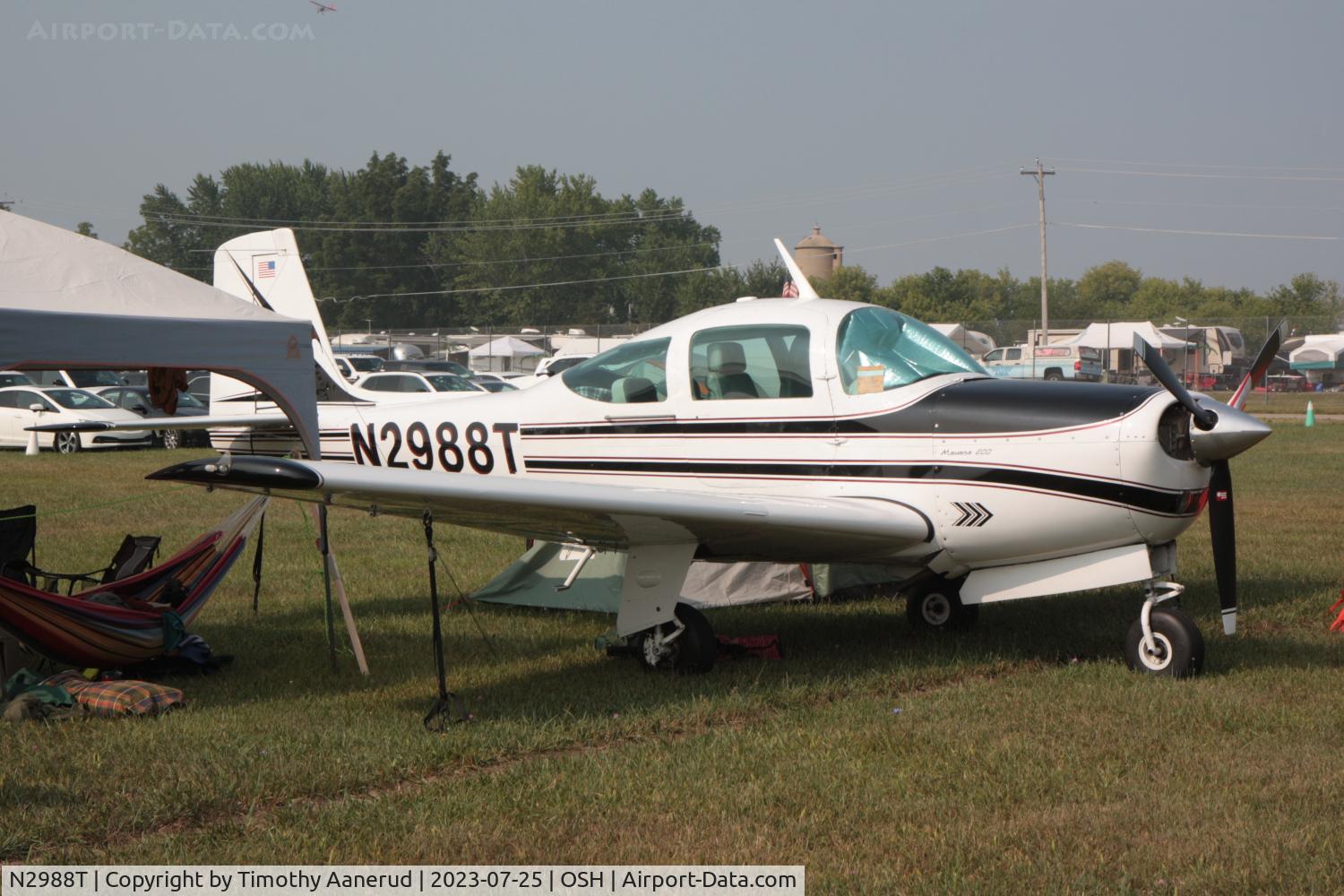 N2988T, 1966 Aero Commander 200D C/N 361, 1966 Aero Commander 200D, c/n: 361. AirVenture 2023