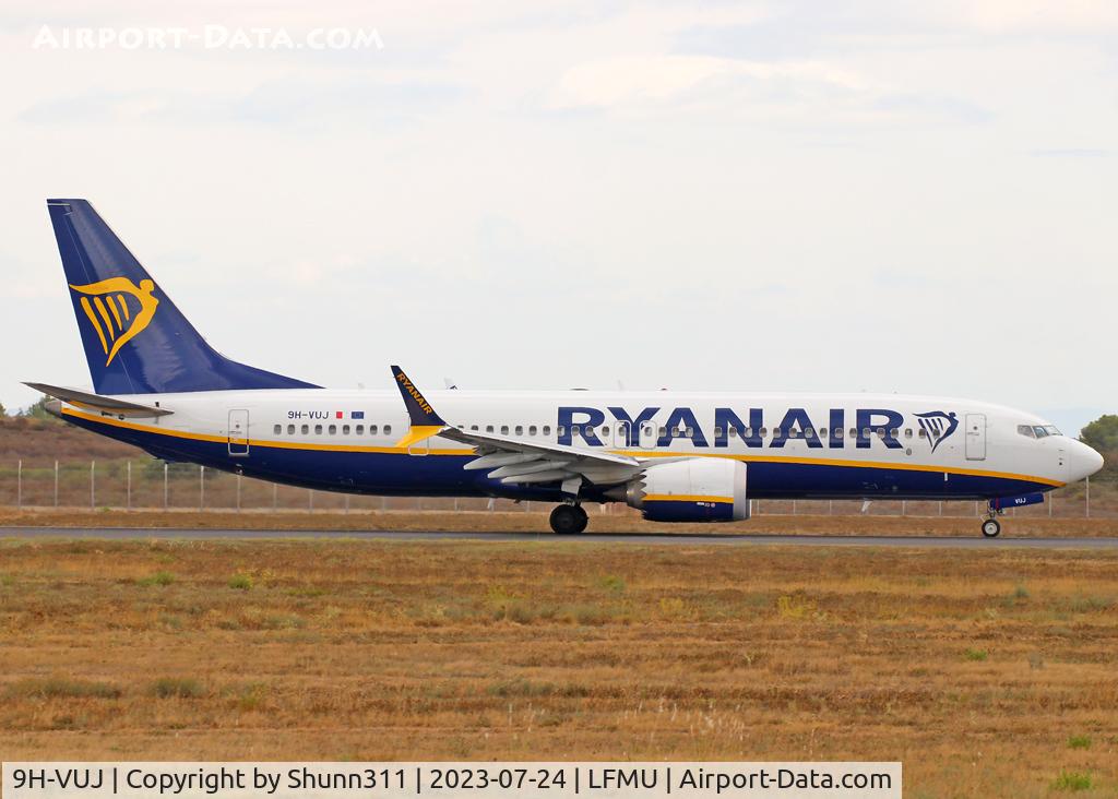 9H-VUJ, 2021 Boeing 737-8-200 MAX C/N 62300, Taxiing for take off...