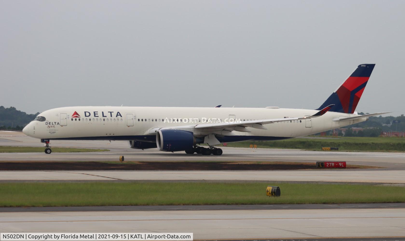N502DN, 2017 Airbus A350-941 C/N 135, DAL A359 zx ATL-GRU
