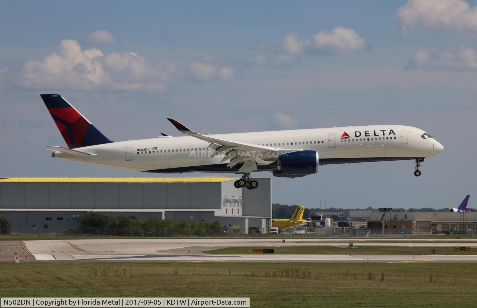 N502DN, 2017 Airbus A350-941 C/N 135, DAL A359 zx ATL-DTW