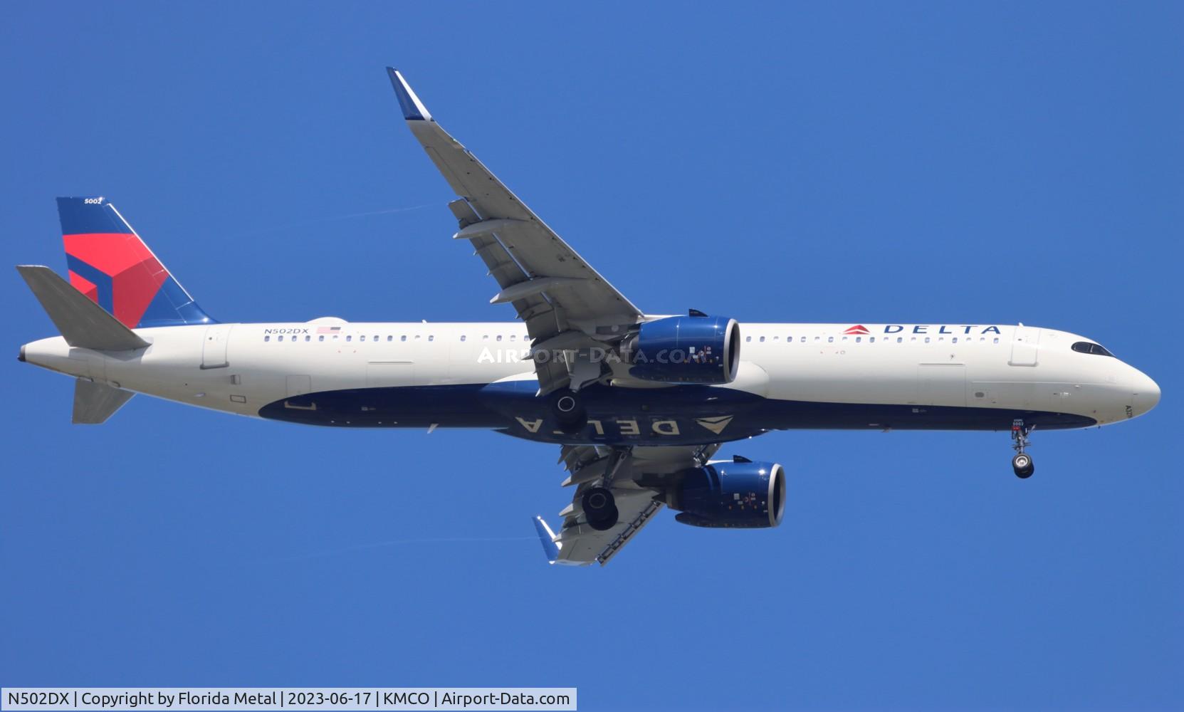 N502DX, Airbus A321-271NX C/N 10467, DAL A321N zx SEA-MCO