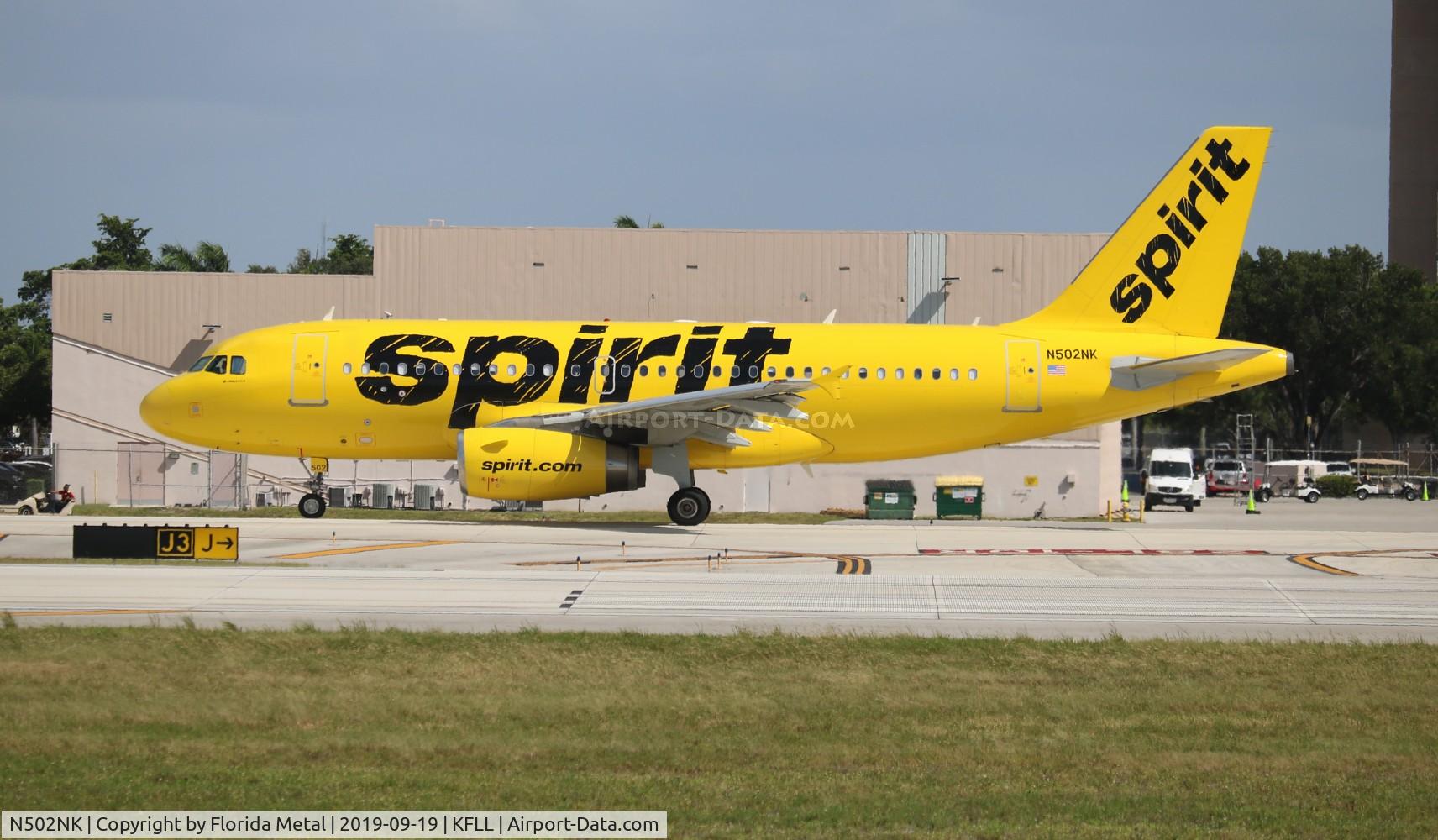 N502NK, 2005 Airbus A319-132 C/N 2433, NKS A319 zx FLL-PUJ