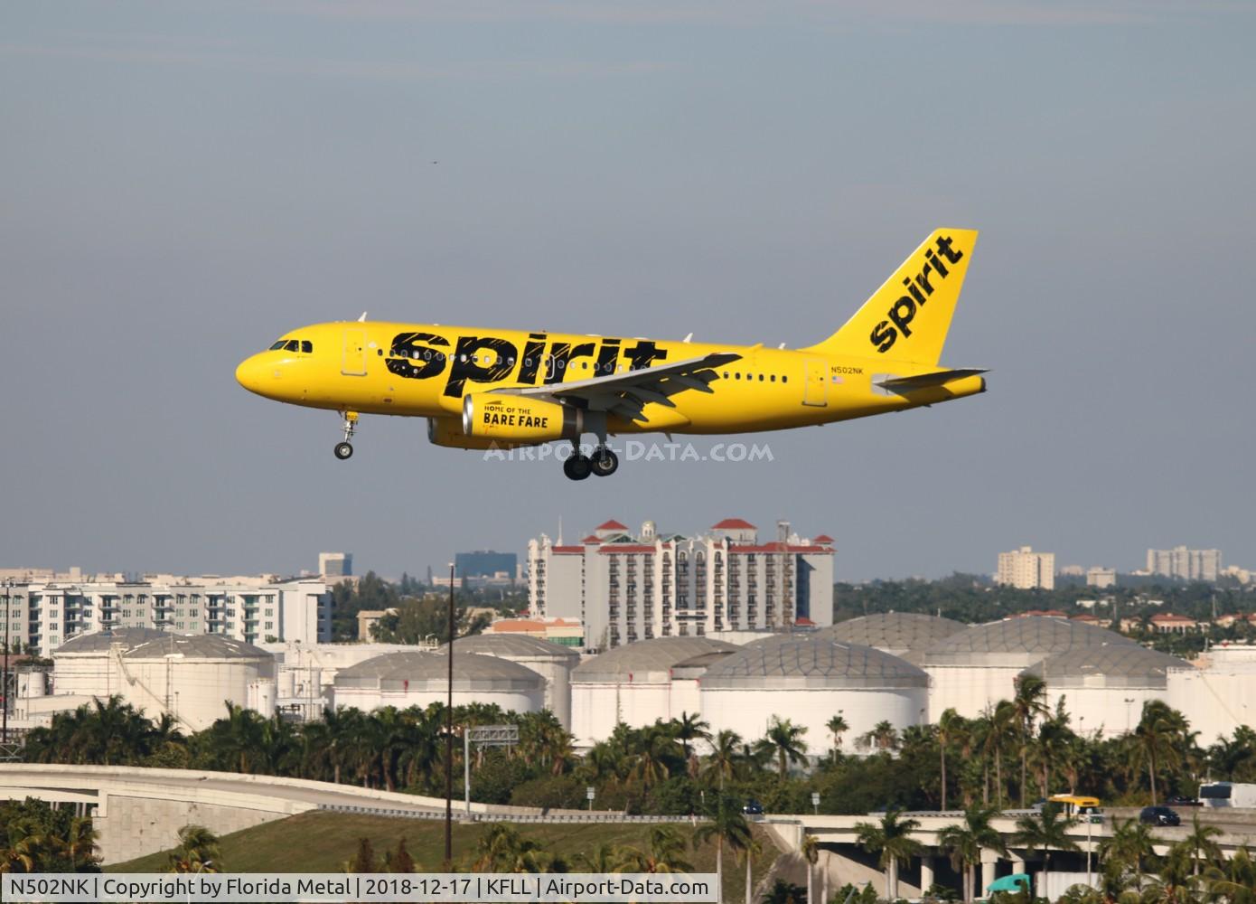 N502NK, 2005 Airbus A319-132 C/N 2433, NKS A319 zx ORD-FLL