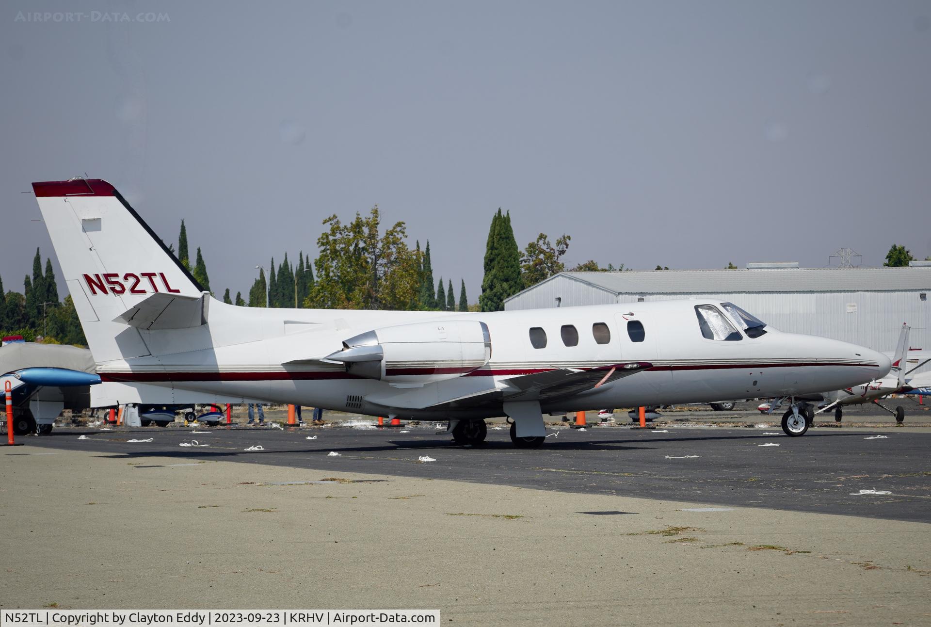 N52TL, 1977 Cessna 501 Citation I/SP C/N 501-0053, Reid-Hillview Airport Community Day California 2023.