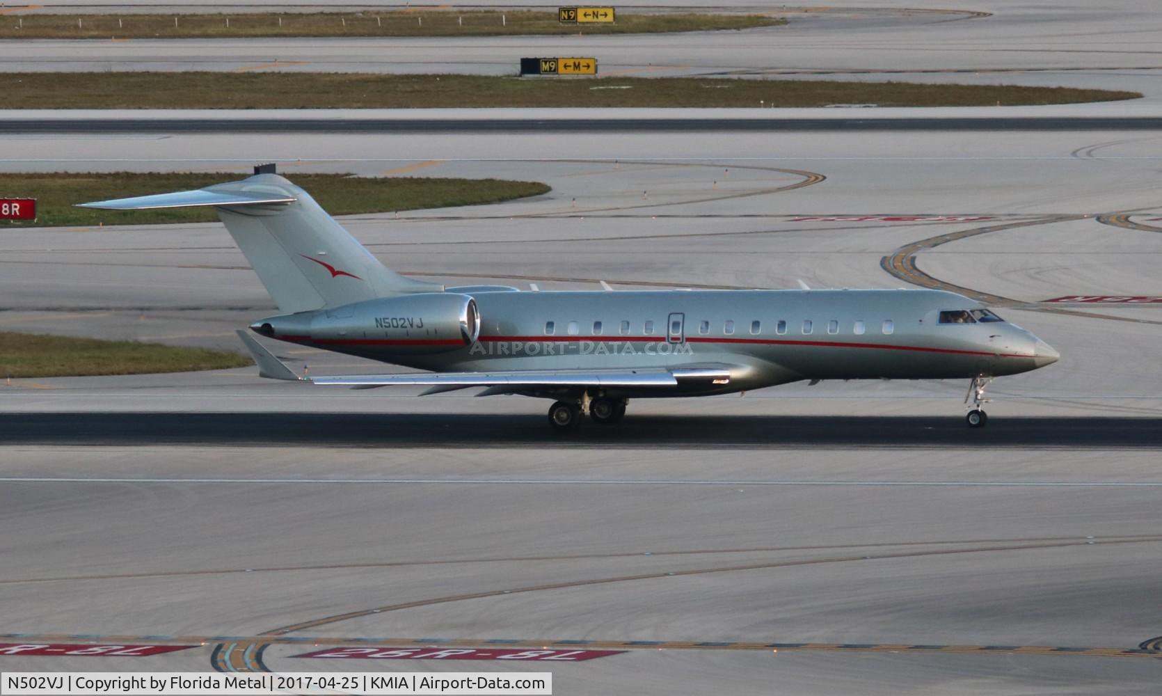 N502VJ, 2014 Bombardier BD-700-1A11 Global 5000 C/N 9608, Global 5000 zx