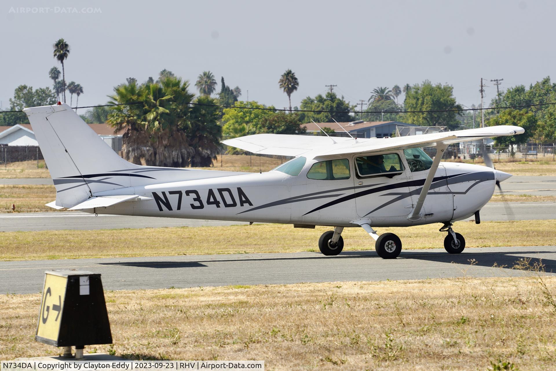 N734DA, 1977 Cessna 172N C/N 17268763, Reid-Hillview Airport Community Day California 2023.