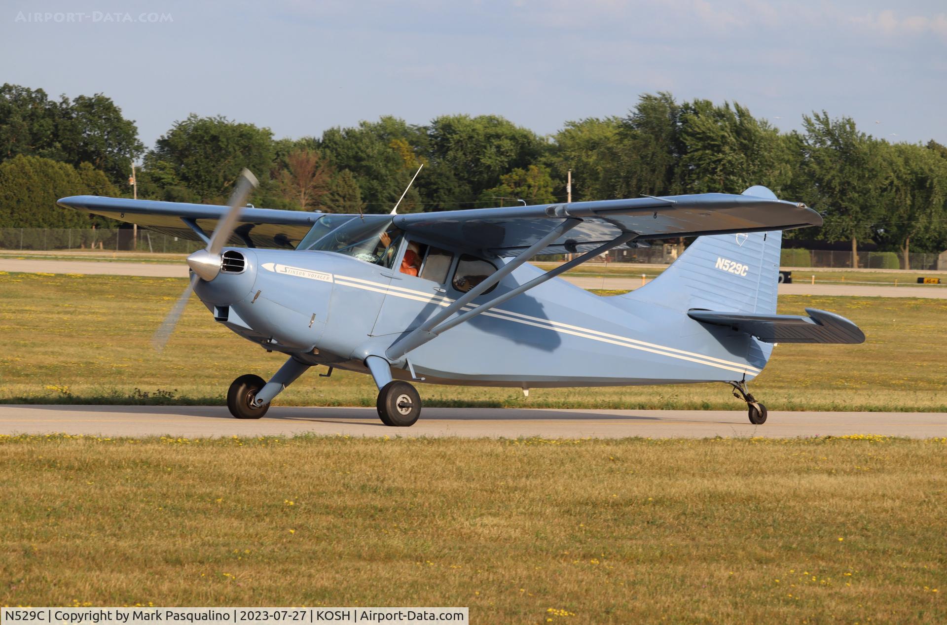 N529C, 1947 Stinson 108-3 Voyager C/N 108-3529, Stinson 108-3