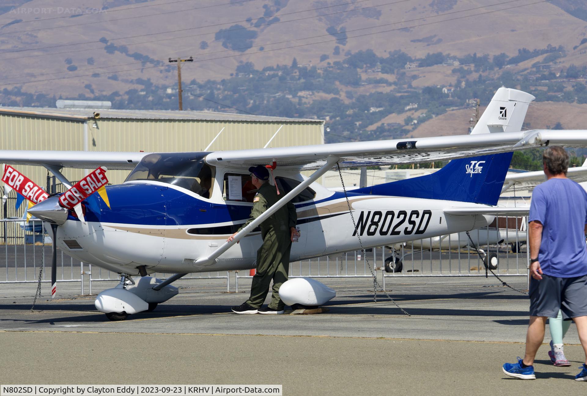 N802SD, 2004 Cessna T182T Turbo Skylane C/N T18208239, Reid-Hillview Airport Community Day California 2023.