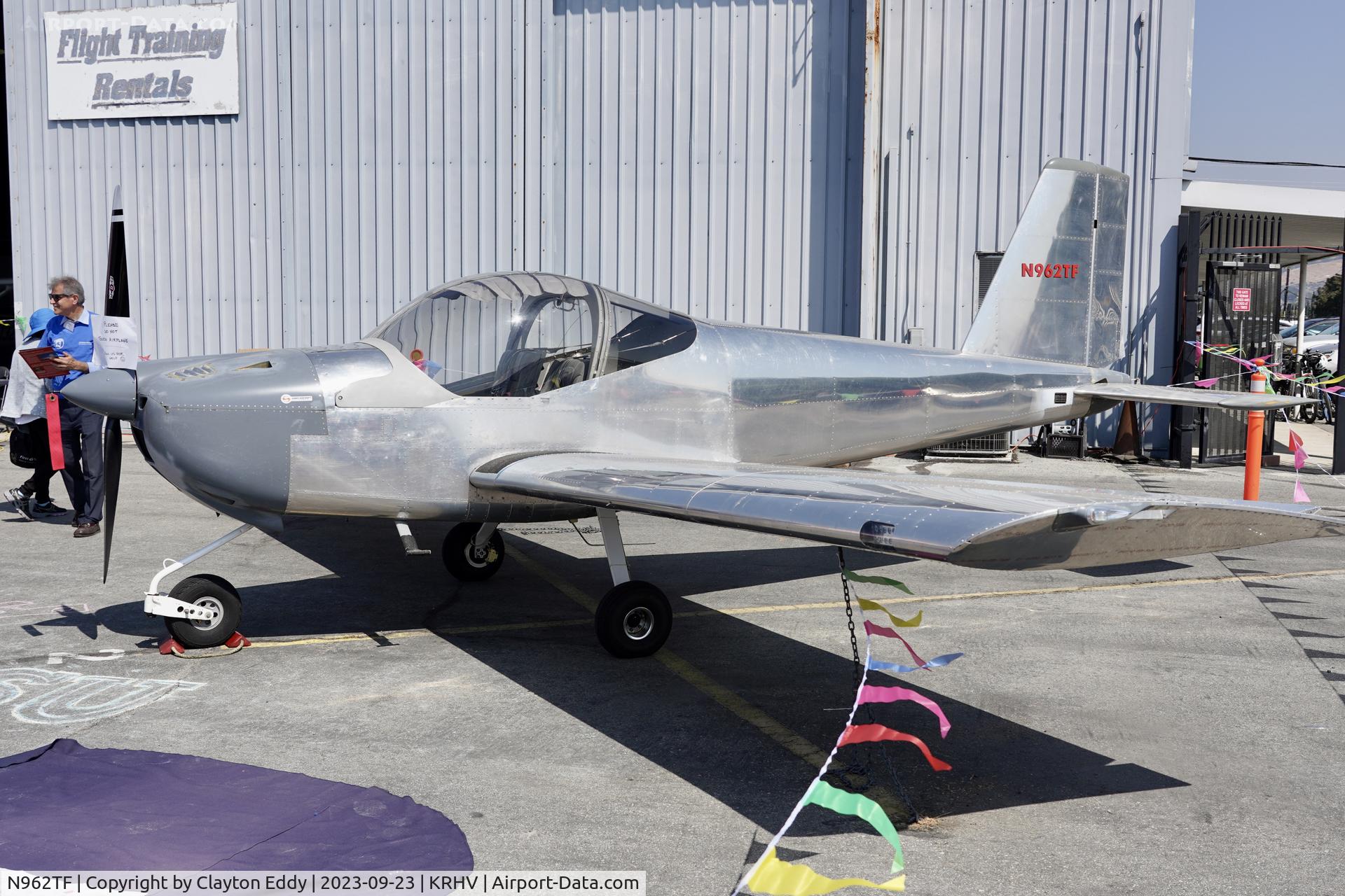 N962TF, 2020 Van's RV-12IS C/N 121033, Reid-Hillview Airport Community Day California 2023.
