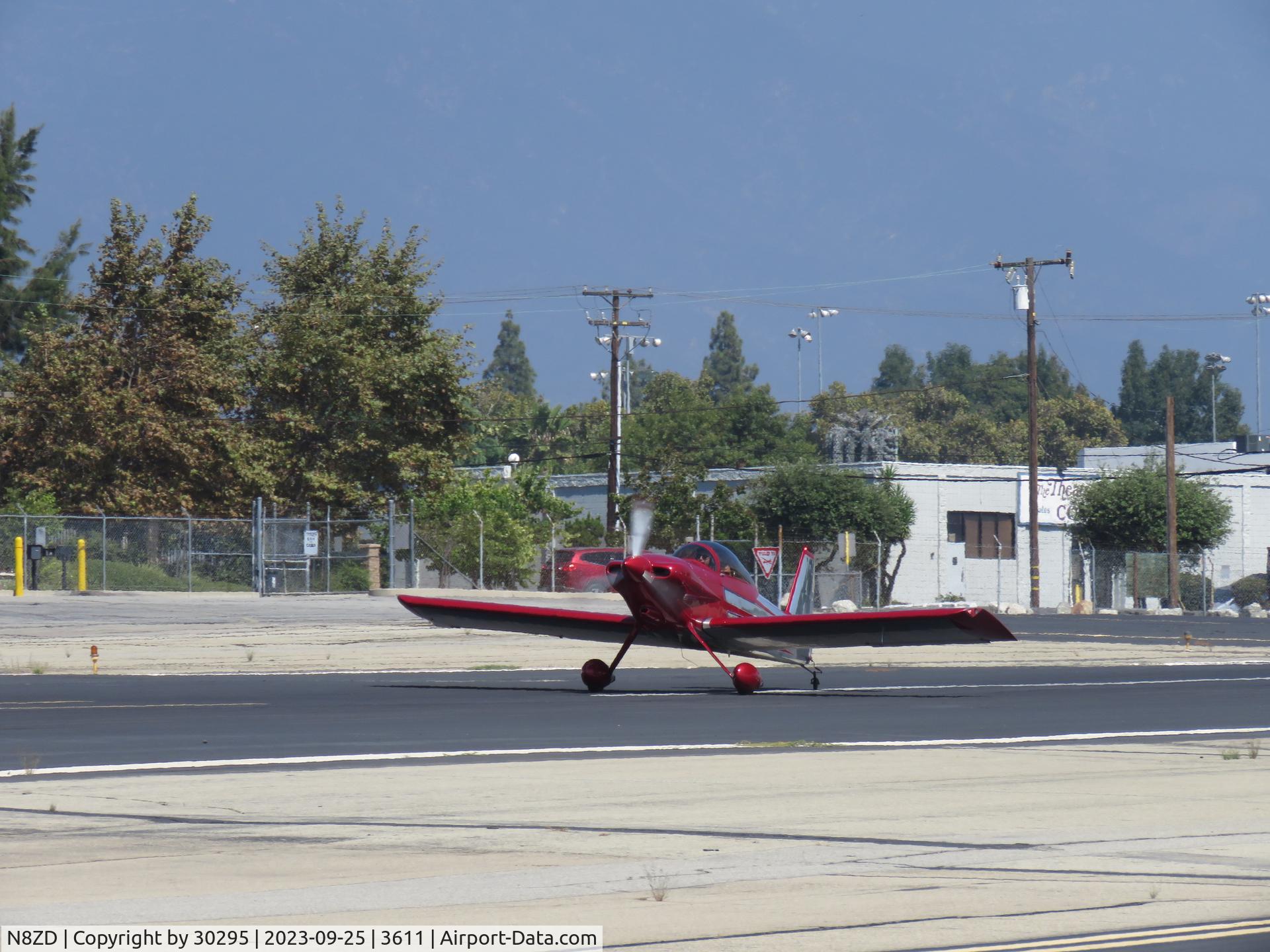 N8ZD, 2006 Vans RV-4 C/N 4446, Starting take off roll
