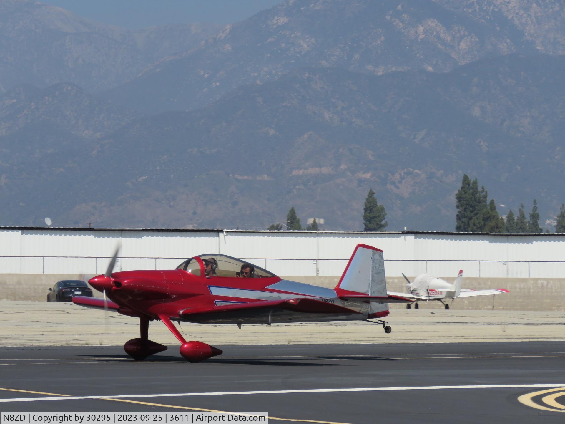 N8ZD, 2006 Vans RV-4 C/N 4446, Tail up
