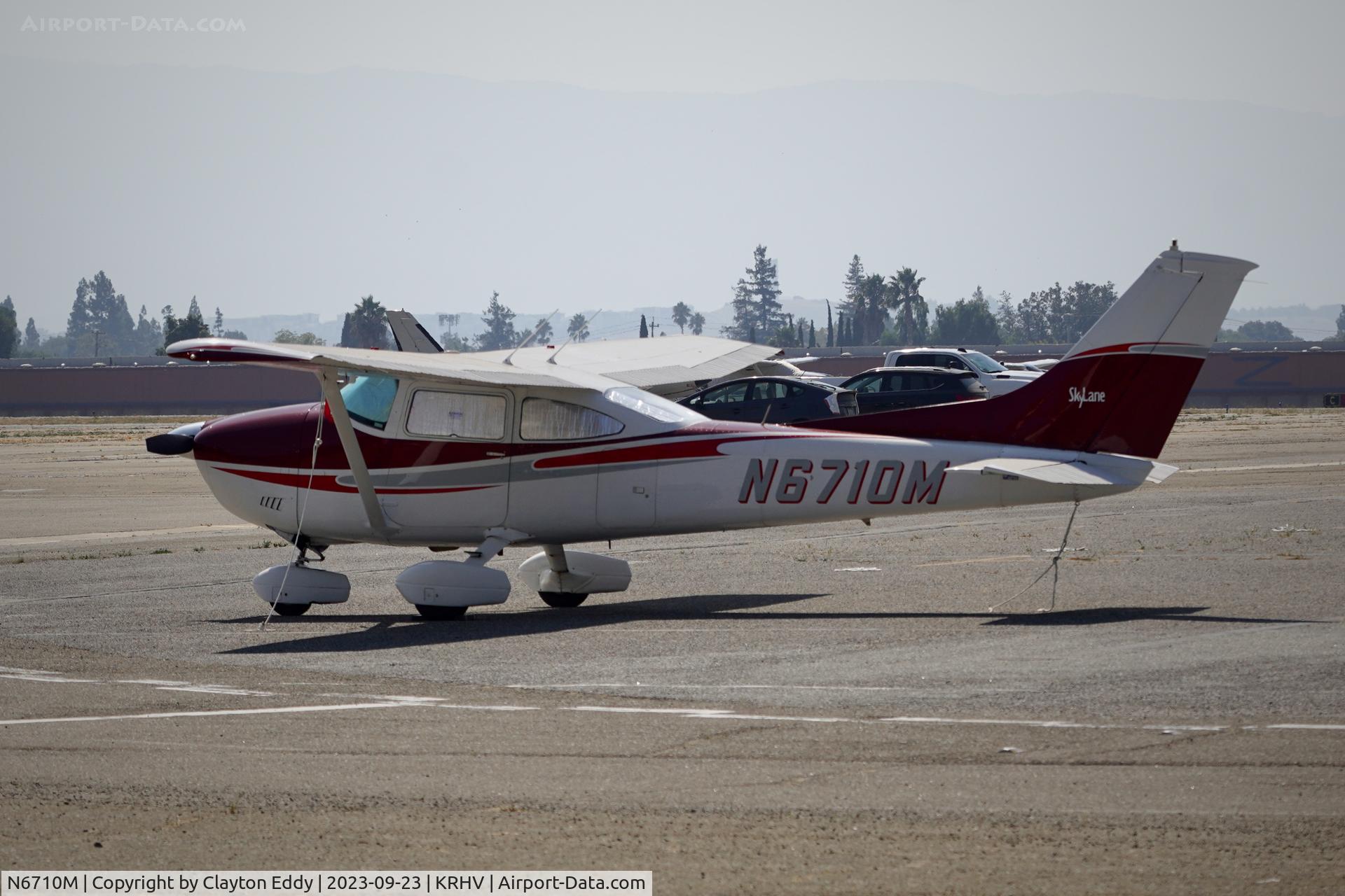 N6710M, 1975 Cessna 182P Skylane C/N 18263810, Reid-Hillview Airport Community Day California 2023.