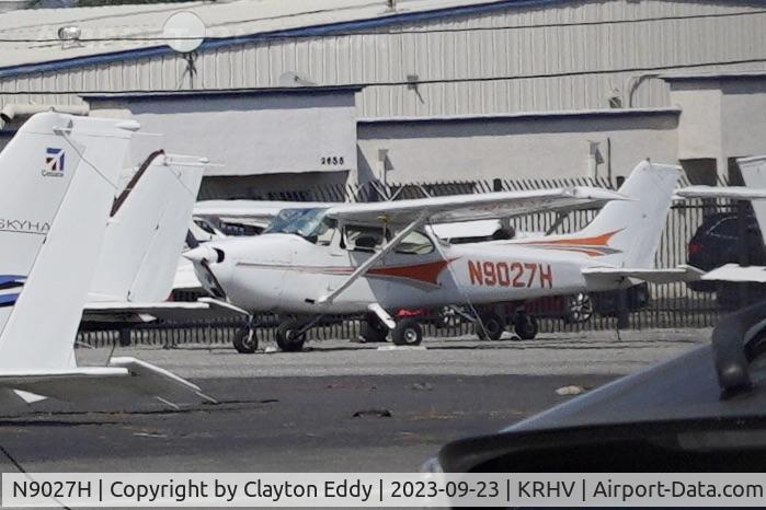N9027H, 1975 Cessna 172M C/N 17265908, Read-Hillview Airport California 2023.