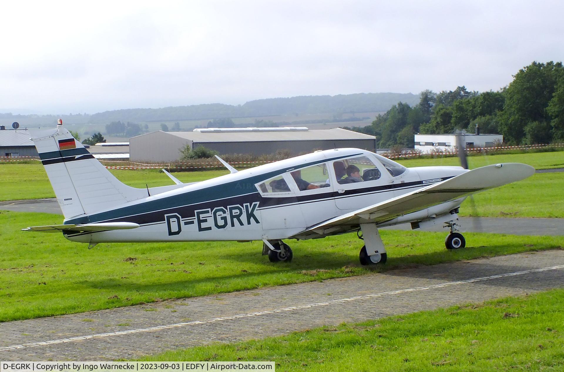 D-EGRK, Piper PA-28R-200 Cherokee Arrow II C/N 28R-7235299, Piper PA-28R-200 Cherokee Arrow II at the Fly-in und Flugplatzfest (airfield display) at Elz Airfield