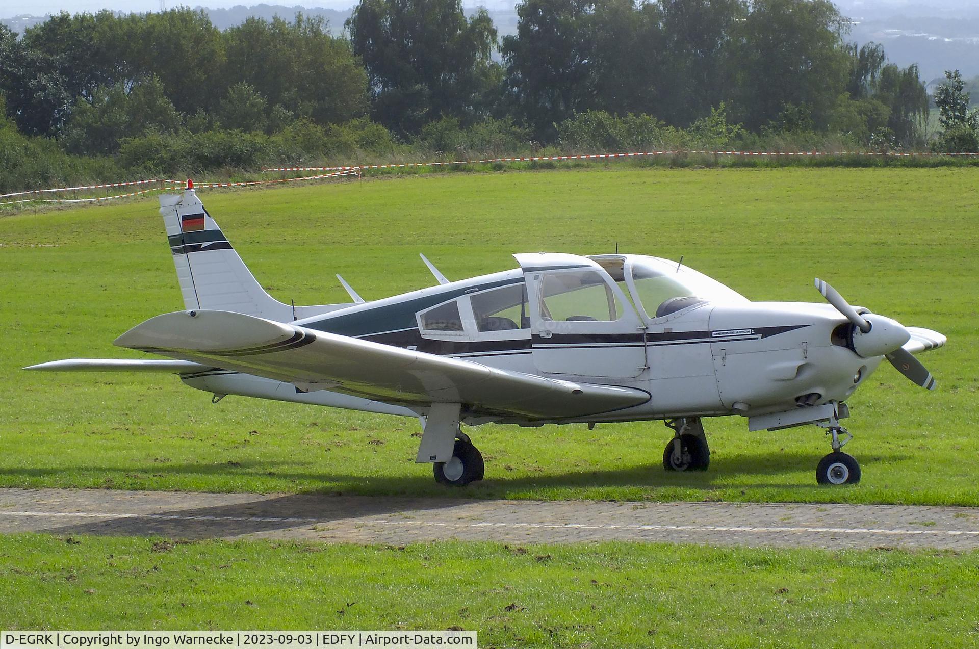 D-EGRK, Piper PA-28R-200 Cherokee Arrow II C/N 28R-7235299, Piper PA-28R-200 Cherokee Arrow II at the Fly-in und Flugplatzfest (airfield display) at Elz Airfield