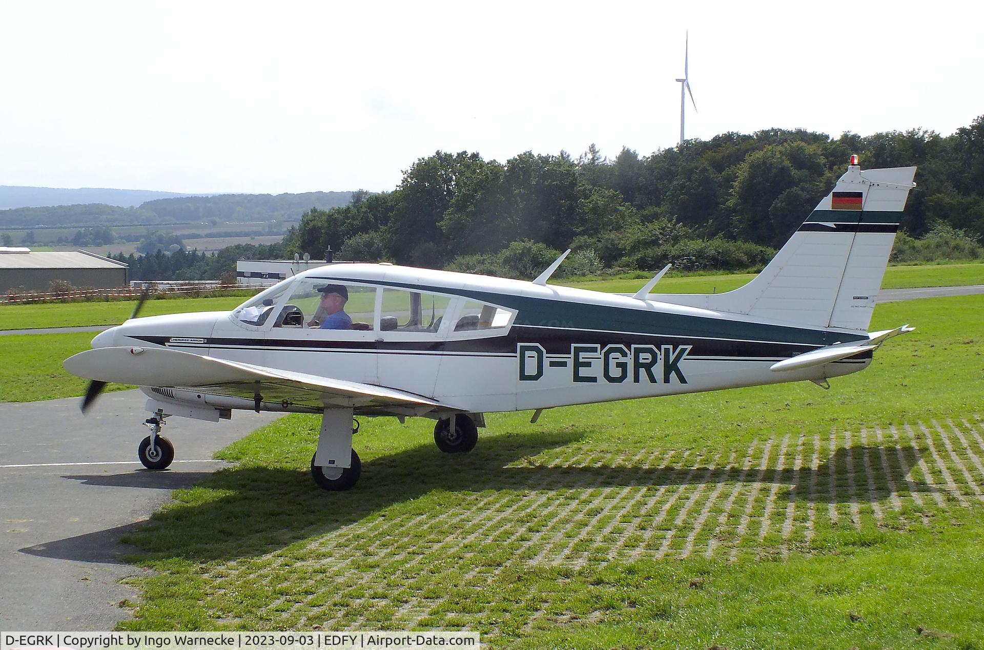 D-EGRK, Piper PA-28R-200 Cherokee Arrow II C/N 28R-7235299, Piper PA-28R-200 Cherokee Arrow II at the Fly-in und Flugplatzfest (airfield display) at Elz Airfield
