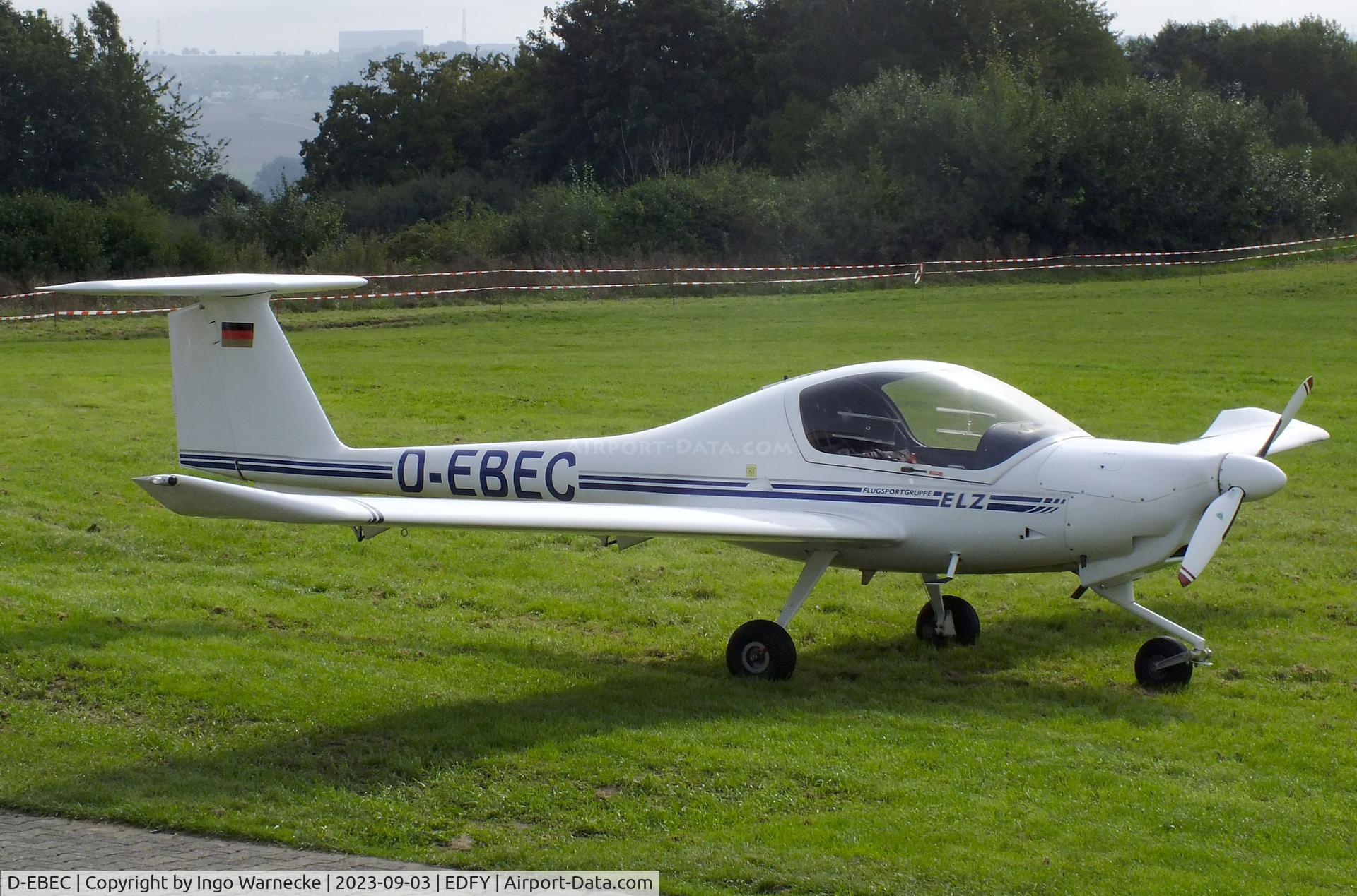 D-EBEC, 1998 Diamond DA-20A-1 Katana C/N 10331, Diamond DA-20A-1 Katana at the Fly-in und Flugplatzfest (airfield display) at Elz Airfield