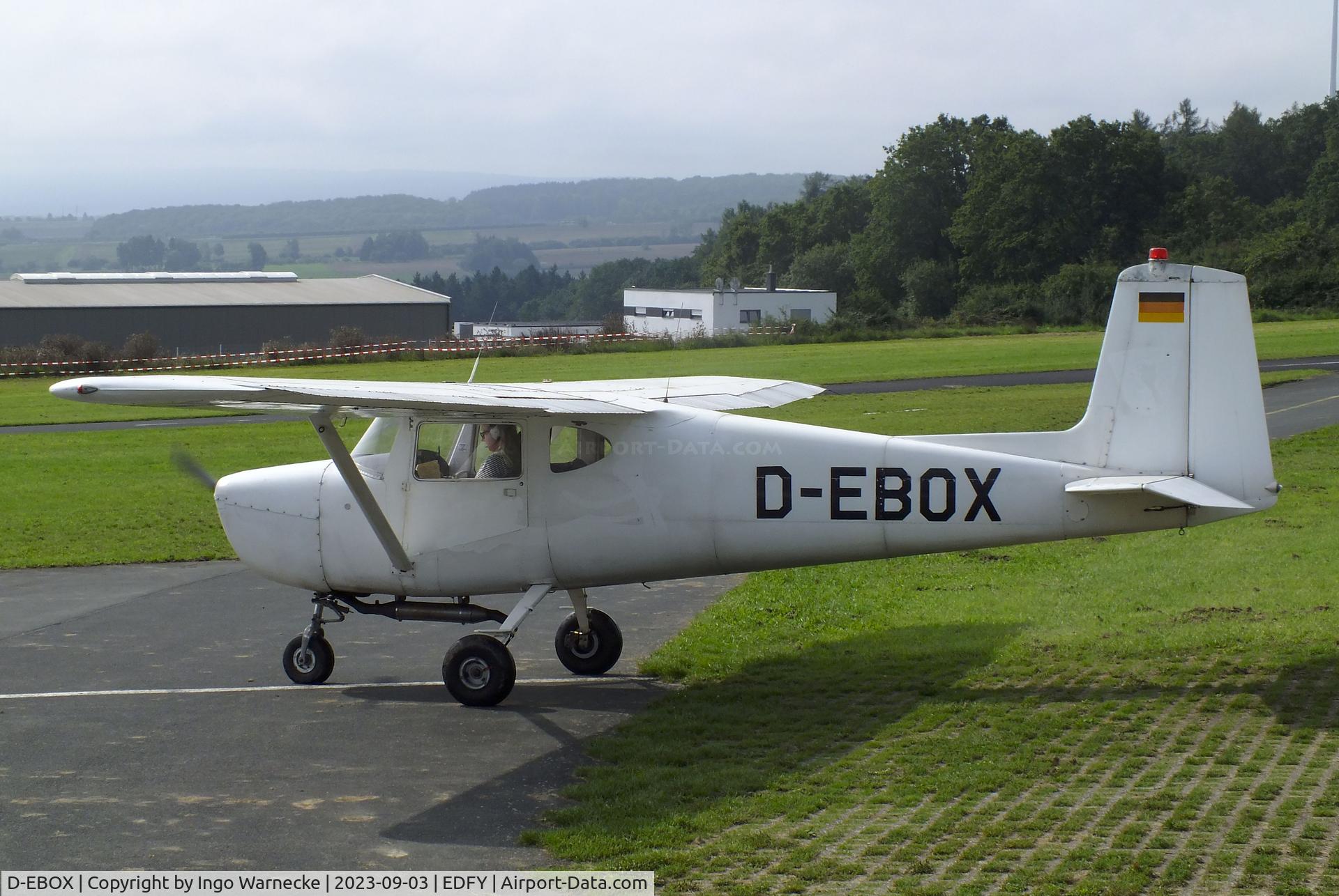 D-EBOX, 1959 Cessna 150B C/N 15017179, Cessna 150B at the Fly-in und Flugplatzfest (airfield display) at Elz Airfield