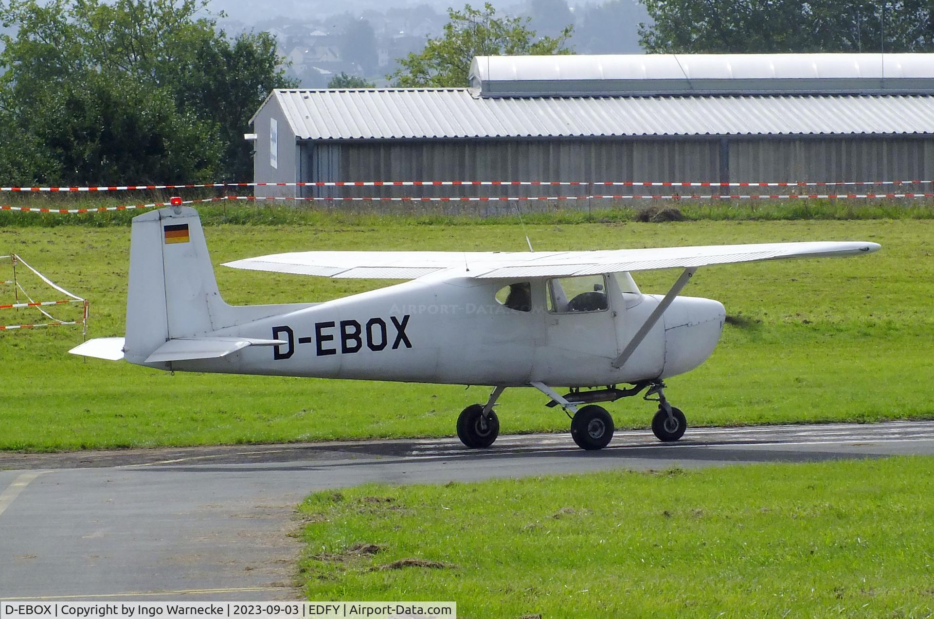 D-EBOX, 1959 Cessna 150B C/N 15017179, Cessna 150B at the Fly-in und Flugplatzfest (airfield display) at Elz Airfield