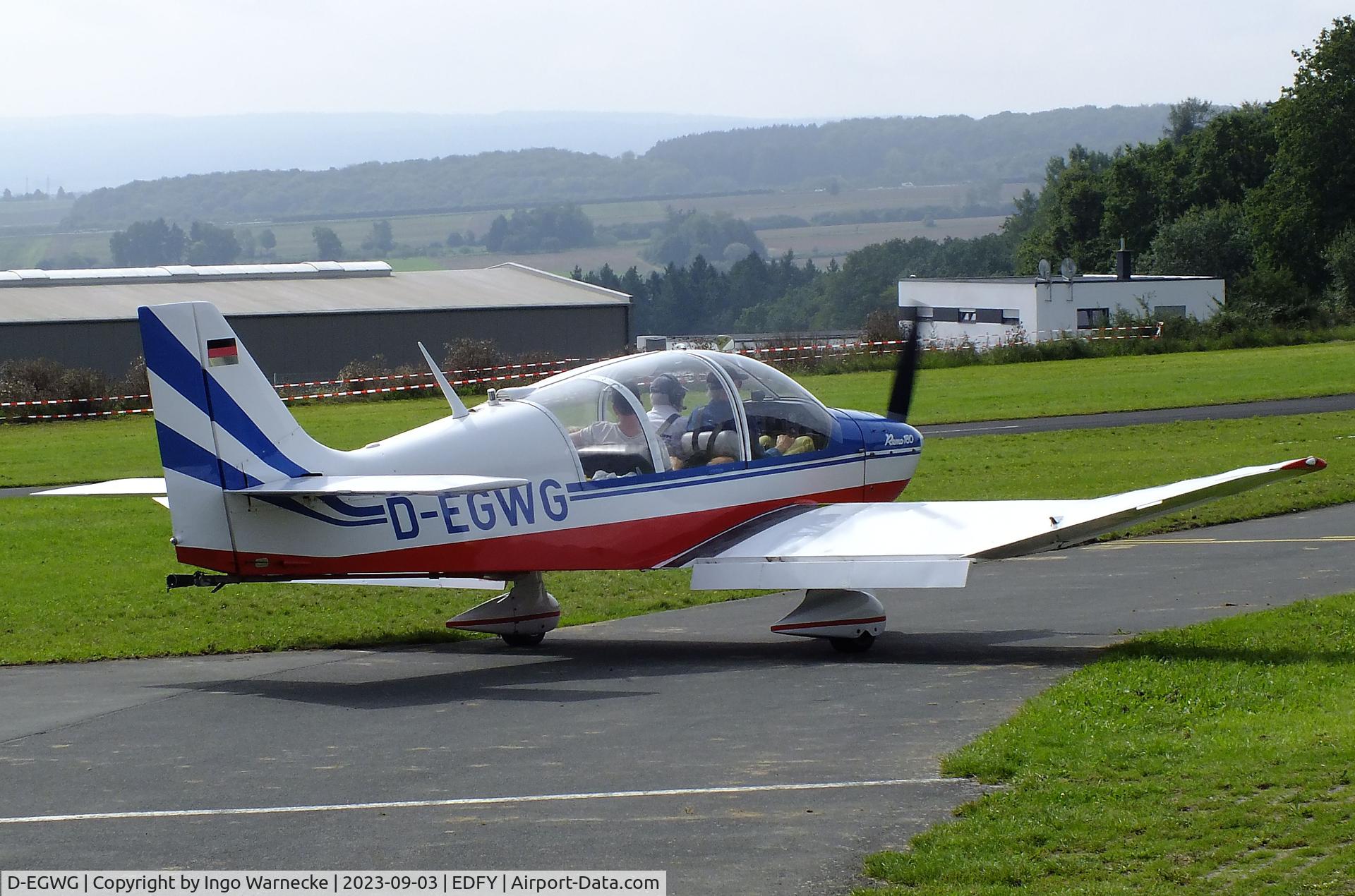 D-EGWG, Robin DR-400-180R Remorqueur Regent C/N 1214, Robin DR.400-180R Remorqueur at the Fly-in und Flugplatzfest (airfield display) at Elz Airfield