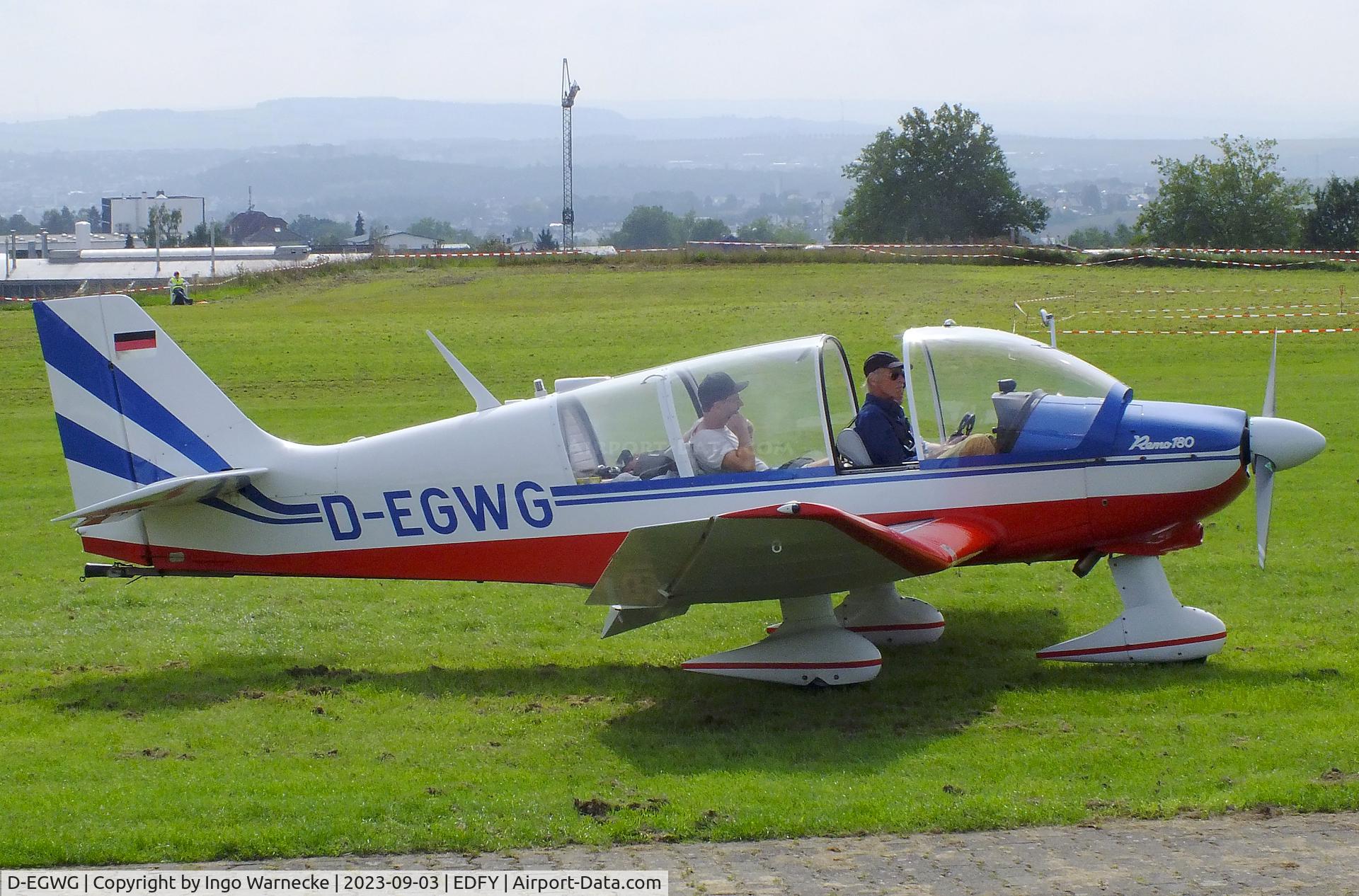 D-EGWG, Robin DR-400-180R Remorqueur Regent C/N 1214, Robin DR.400-180R Remorqueur at the Fly-in und Flugplatzfest (airfield display) at Elz Airfield