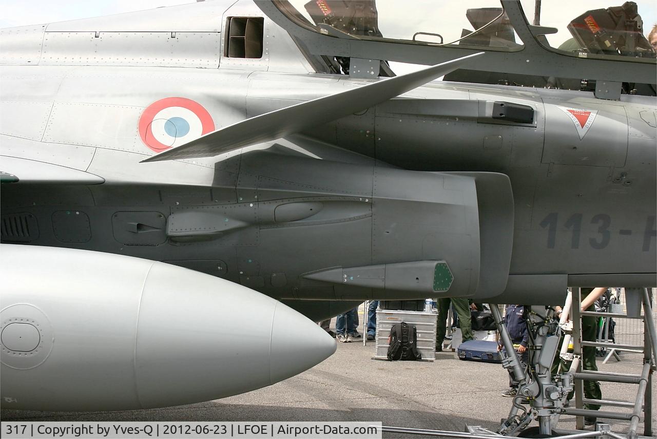 317, Dassault Rafale B C/N 317, Dassault Rafale B, Static display, Evreux-Fauville Air Base 105 (LFOE)