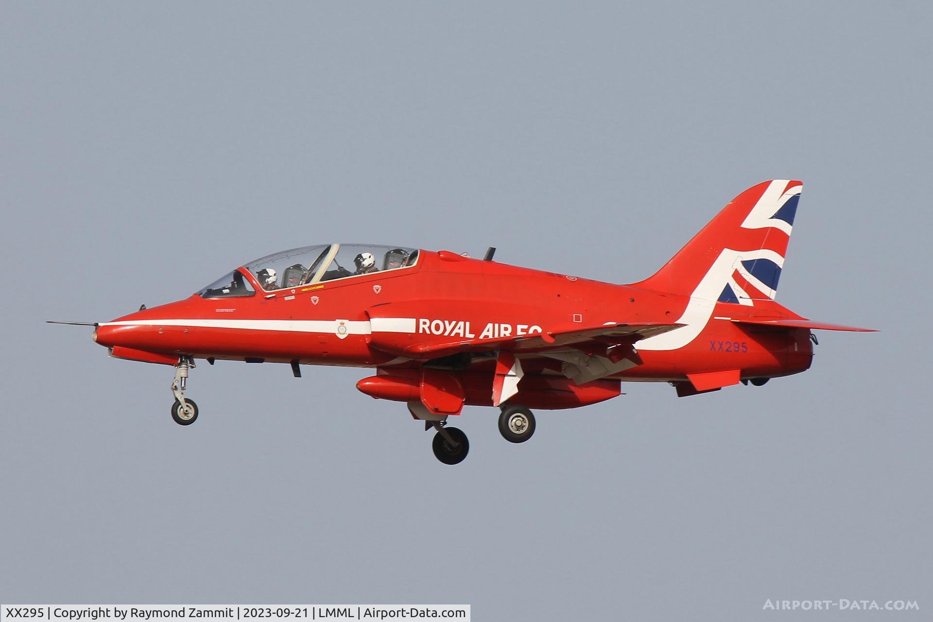 XX295, 1979 Hawker Siddeley Hawk T.1W C/N 124/312120, HS Hawk T.1W XX295 Red Arrows Royal Air Force