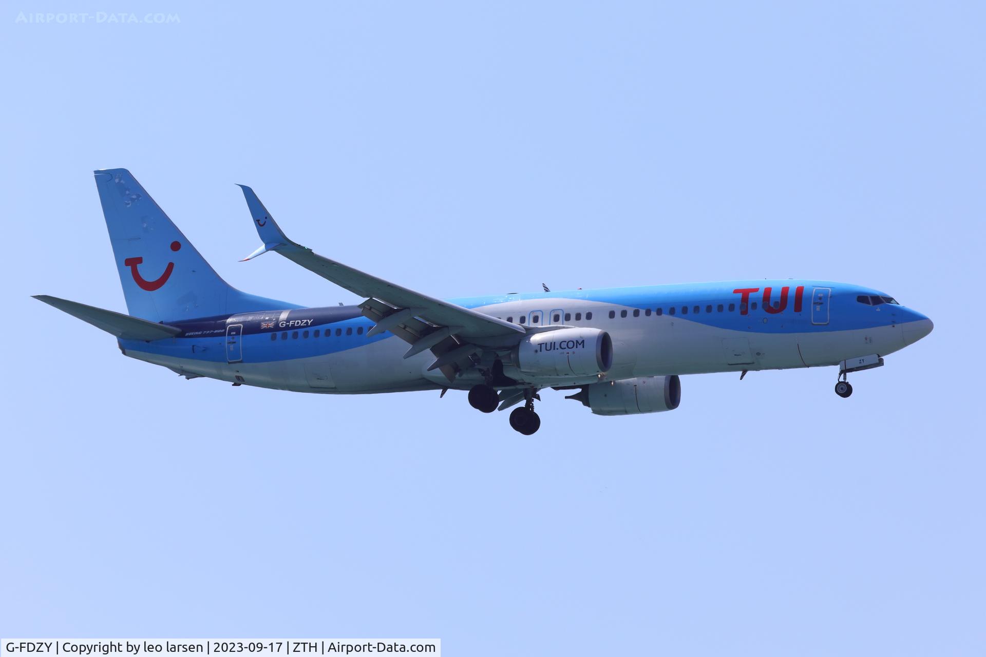 G-FDZY, 2011 Boeing 737-8K5 C/N 37261, ZTH 17.9.2023