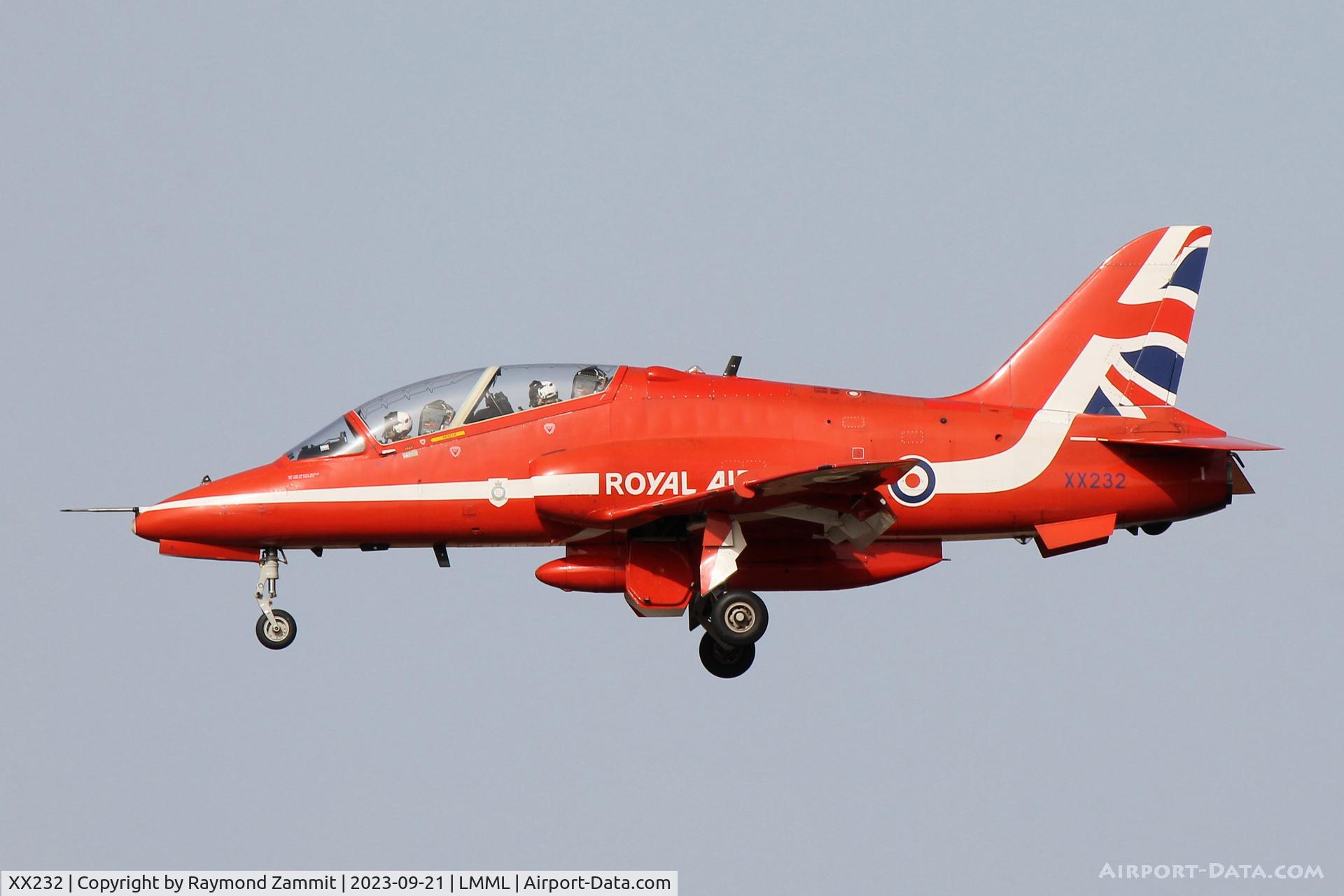 XX232, 1978 Hawker Siddeley Hawk T.1 C/N 068/312068, HS Hawk T.1A XX232 Red Arrows Royal Air Force