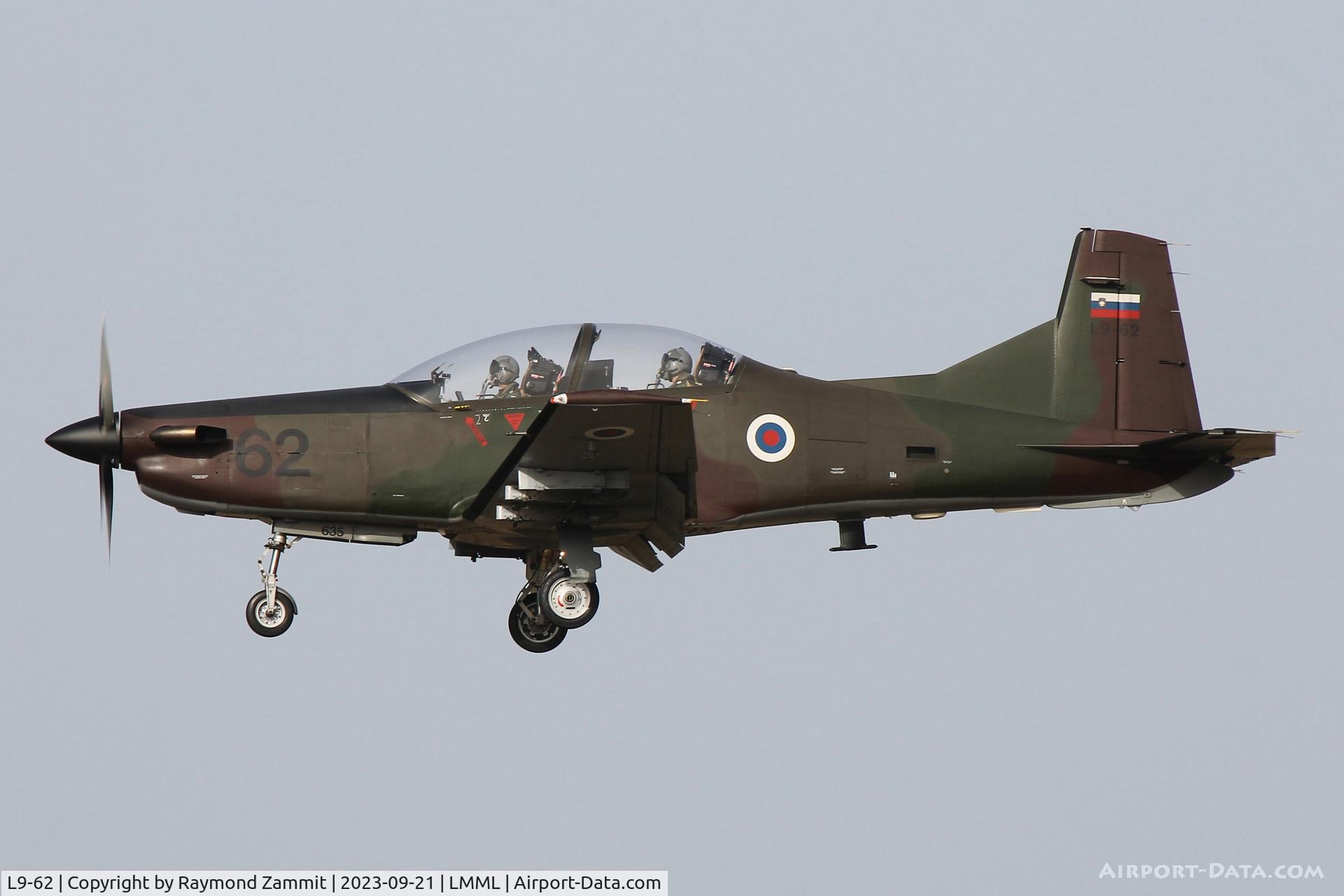 L9-62, Pilatus PC-9M Hudournik C/N 635, Pilatus PC-9M L9-62 Slovenian Air Force