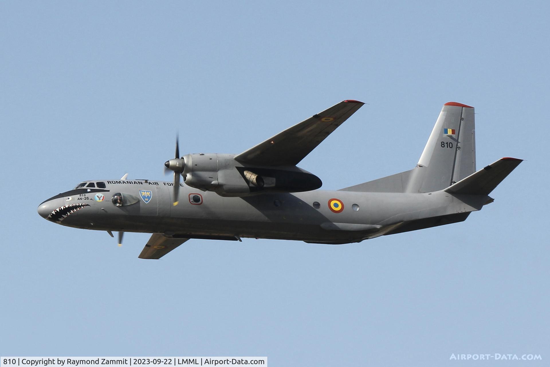 810, 1985 Antonov An-26 C/N 13810, Antonov An-26 810 Romanian Air Force