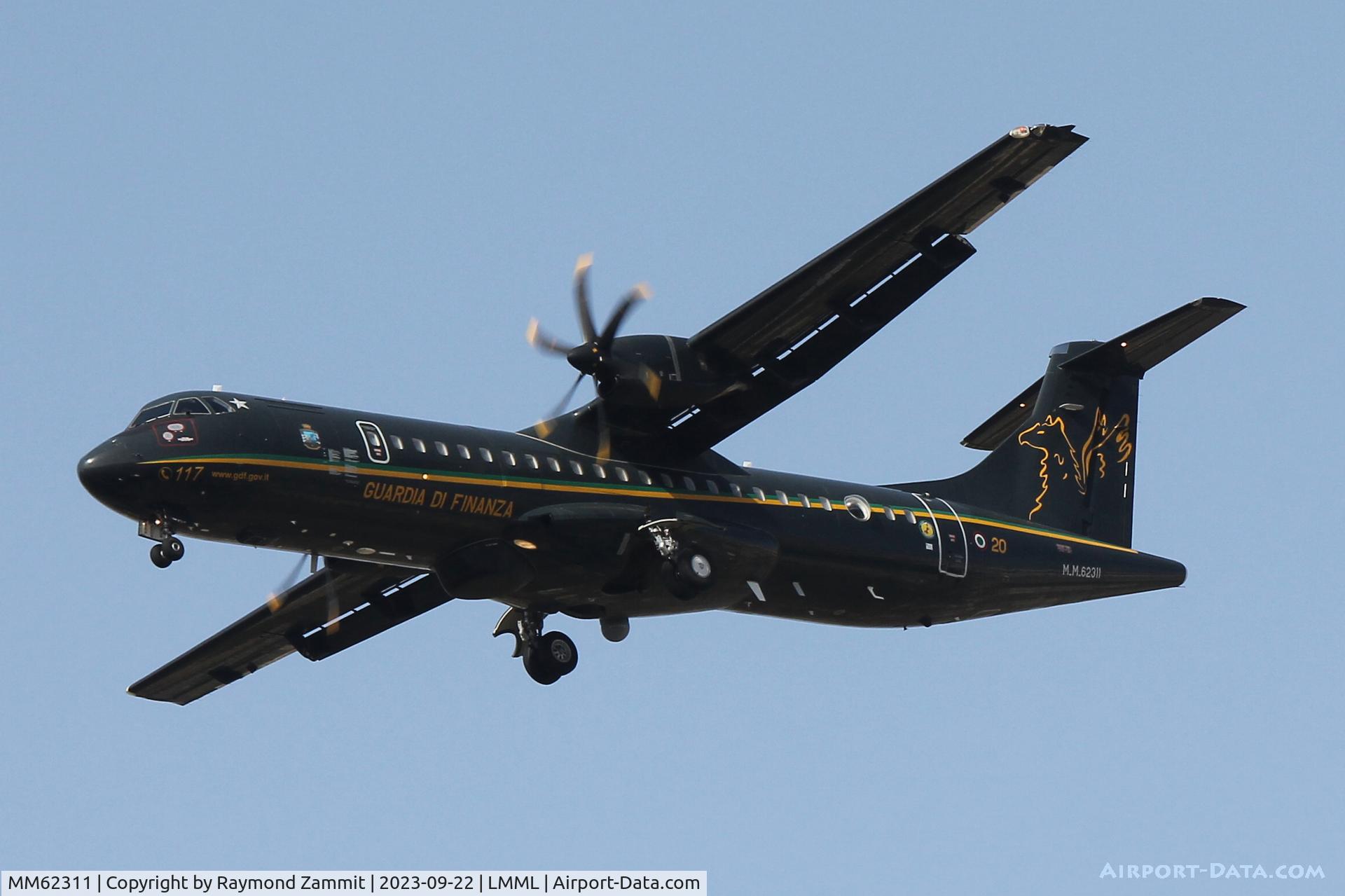 MM62311, ATR 72-600MPA C/N 1425, ATR-72 MM62311 Guardia di Finanza Italy