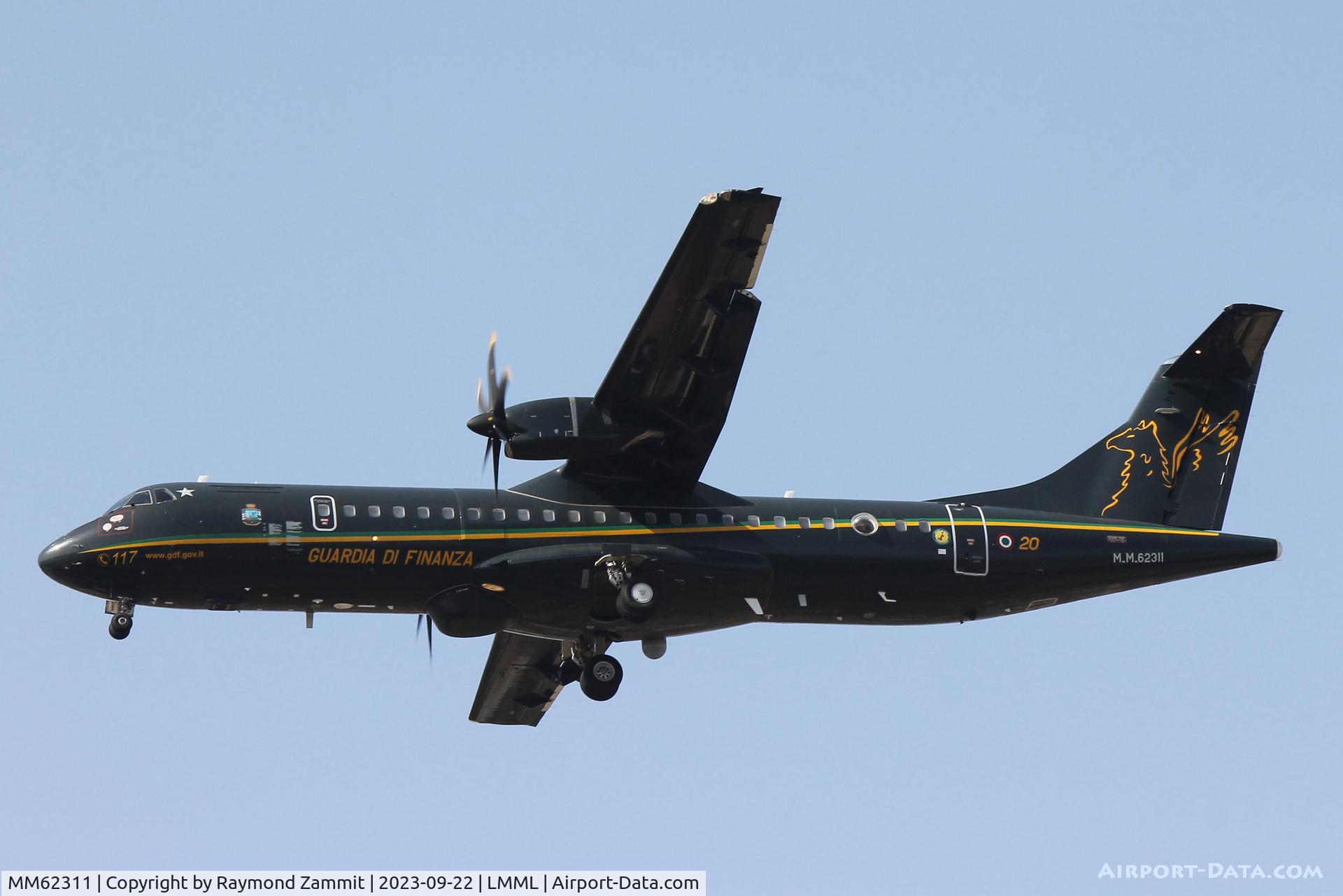 MM62311, ATR 72-600MPA C/N 1425, ATR-72 MM62311 Guardia di Finanza Italy
