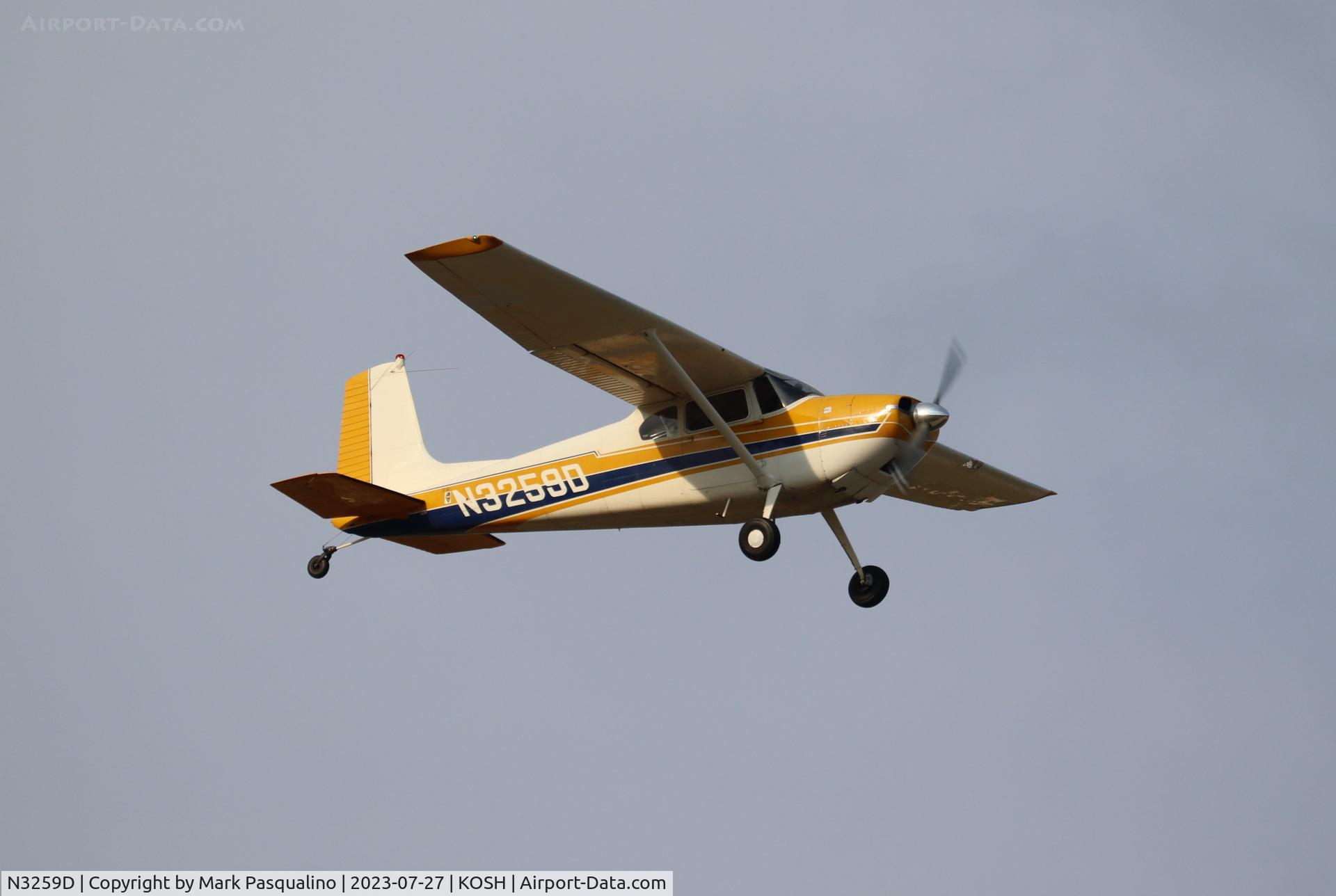 N3259D, 1955 Cessna 180 C/N 32057, Cessna 180