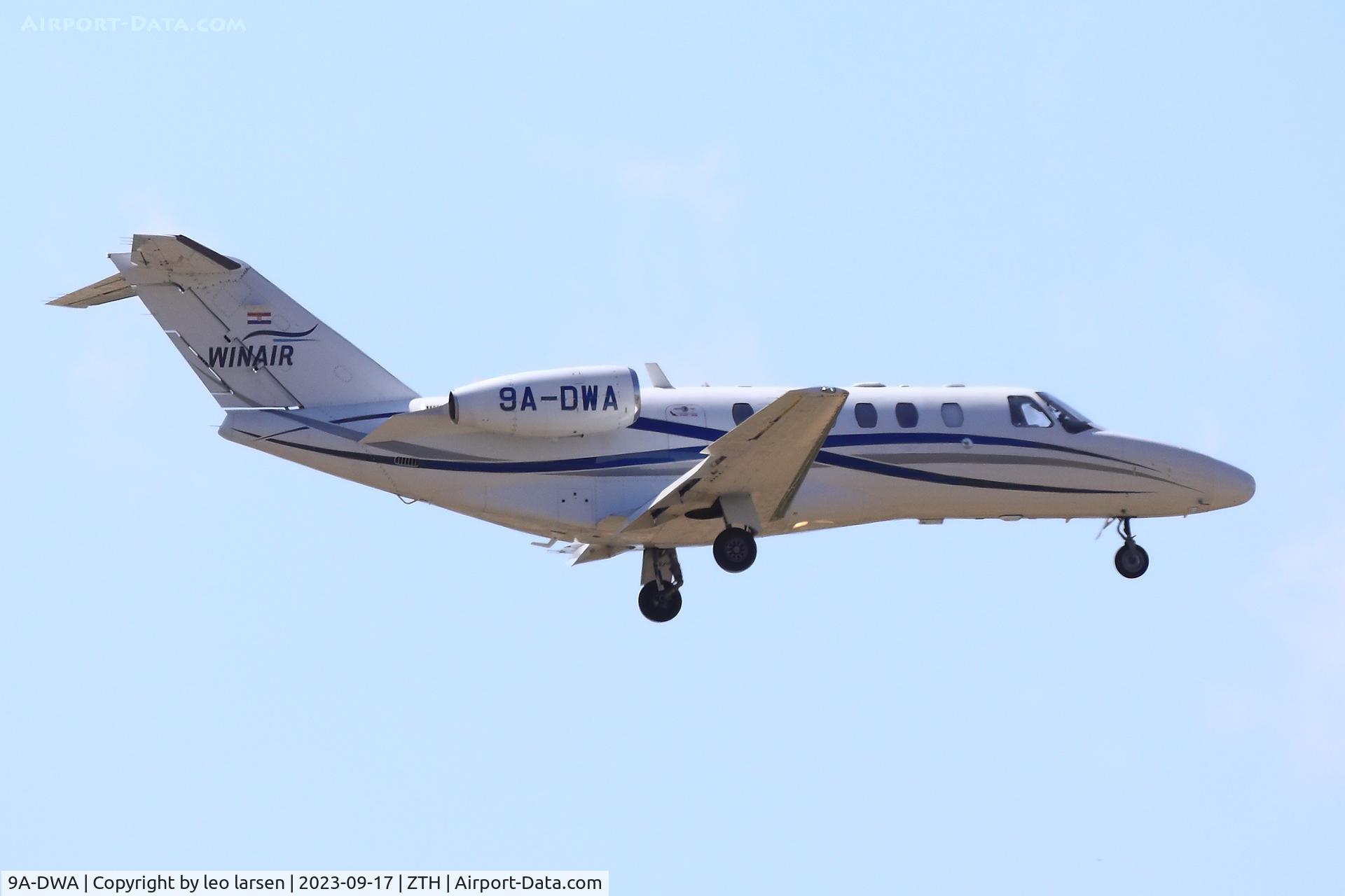 9A-DWA, 2008 Cessna 525A CitationJet CJ2+ C/N 525A-0412, ZTH 17.9.2023