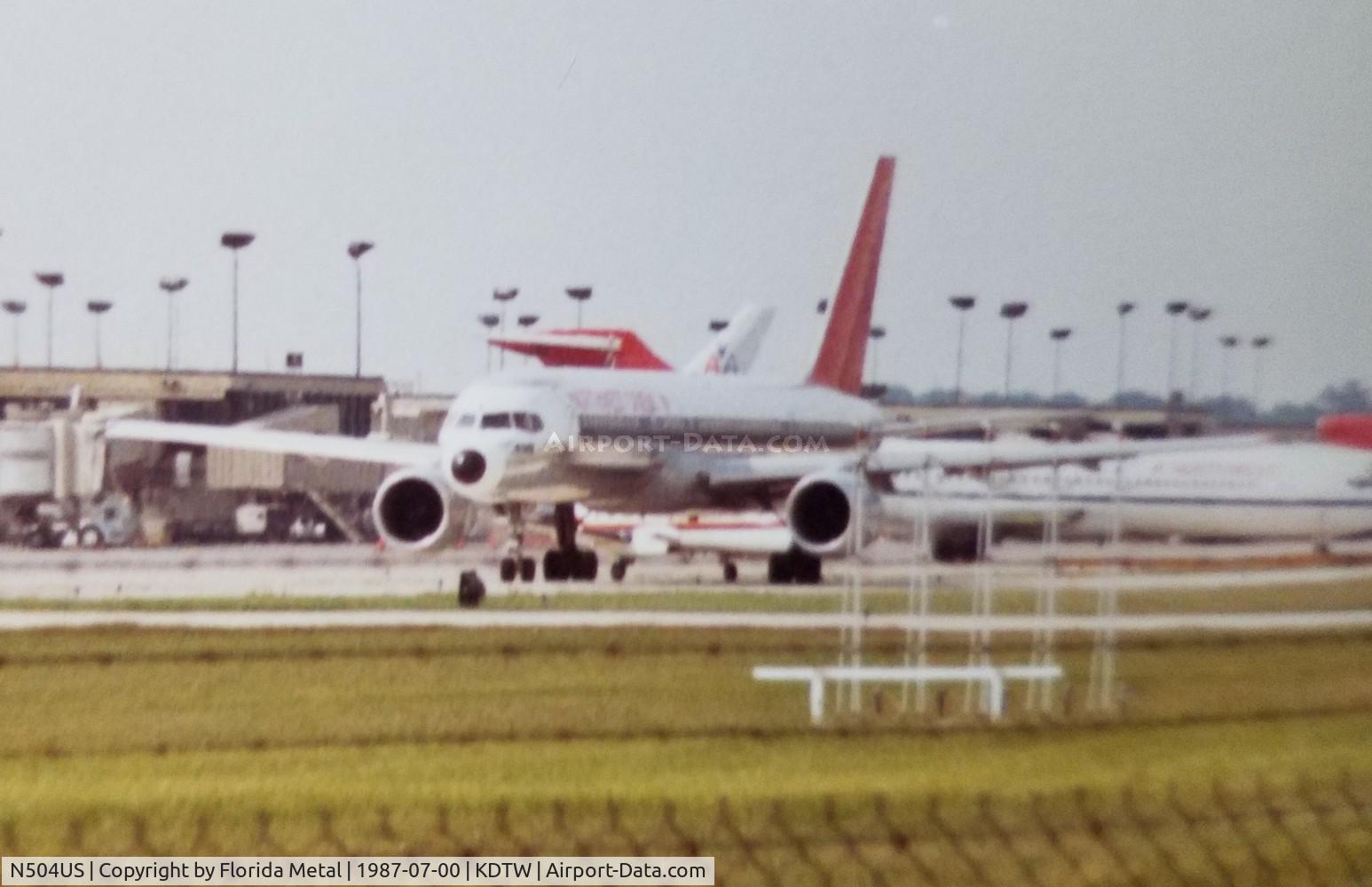 N504US, 1987 Boeing 757-251 C/N 23193, Northwest Orient 757-200 zx
