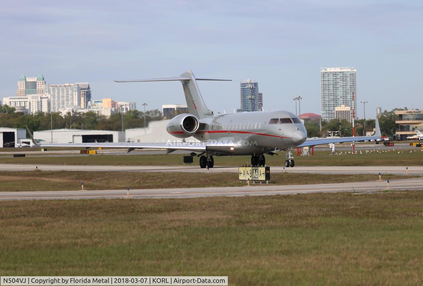 N504VJ, 2013 Bombardier BD-700-1A11 Global 5000 C/N 9566, Global 5000 zx