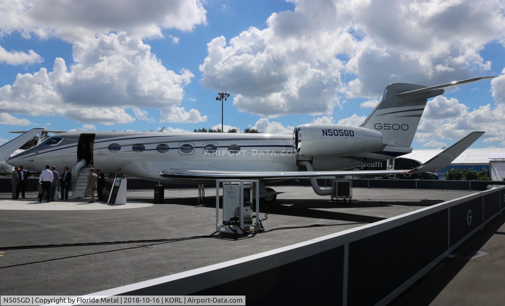 N505GD, 2016 Gulfstream Aerospace GVII-G500 C/N 72005, G500 zx