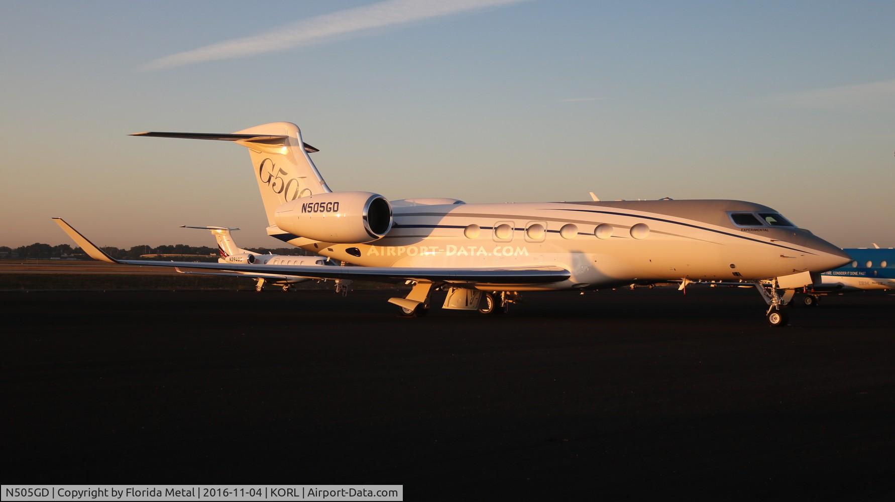 N505GD, 2016 Gulfstream Aerospace GVII-G500 C/N 72005, G500 zx