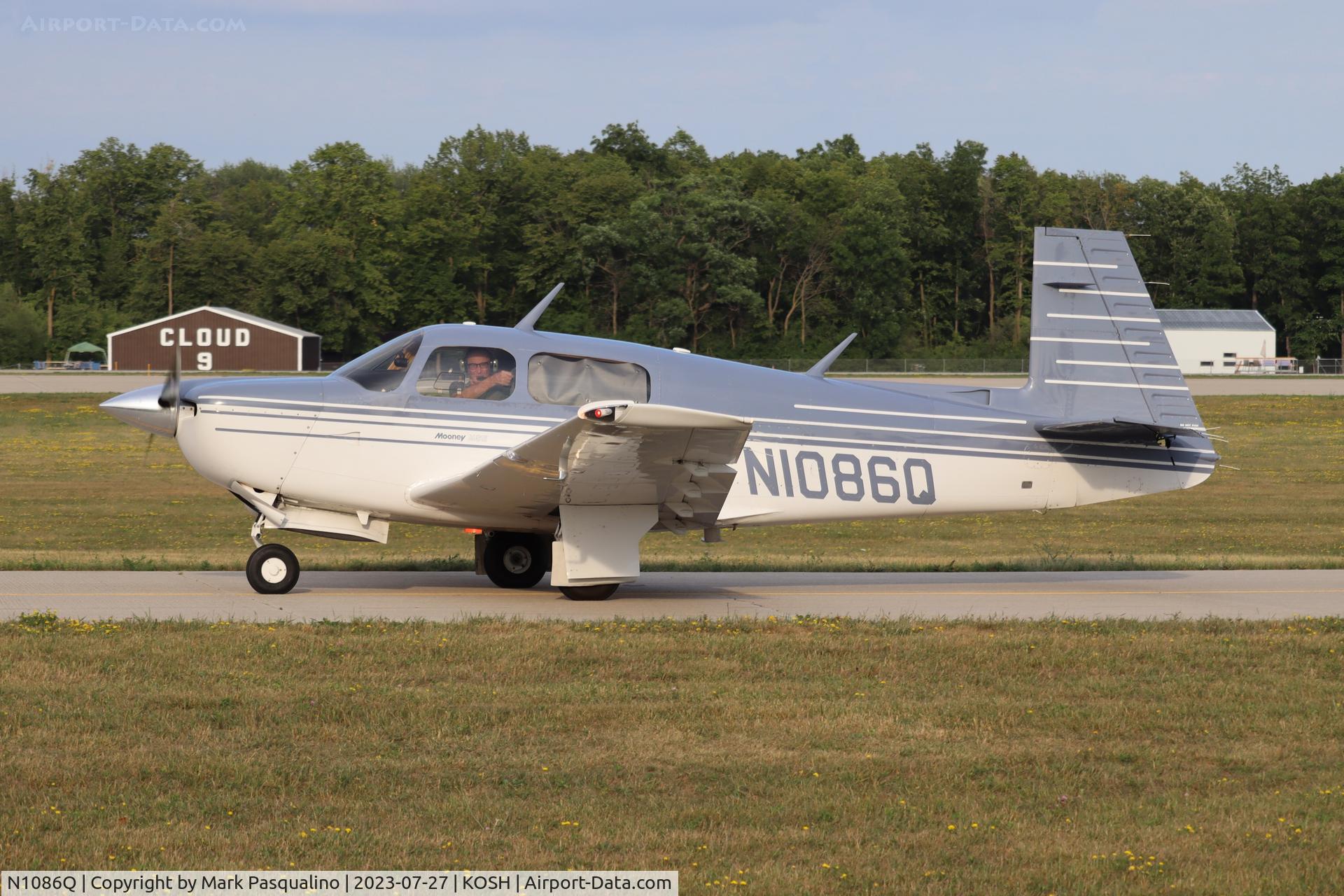 N1086Q, 1990 Mooney M20J 201 C/N 24-3168, Mooney M20J