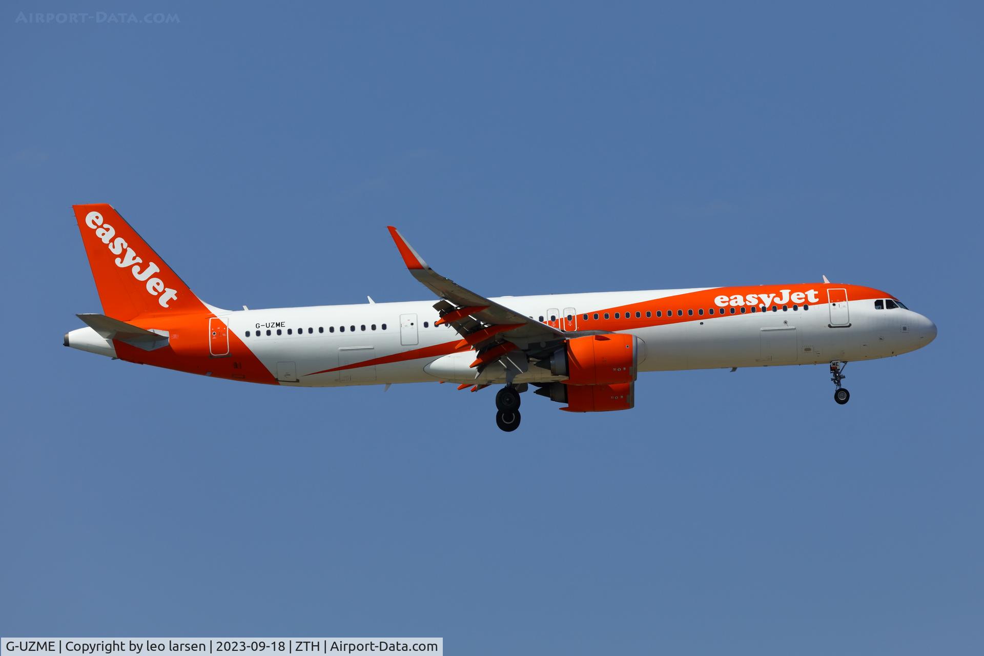 G-UZME, 2018 Airbus A321-251NX C/N 8454, ZTH 18.9.2023