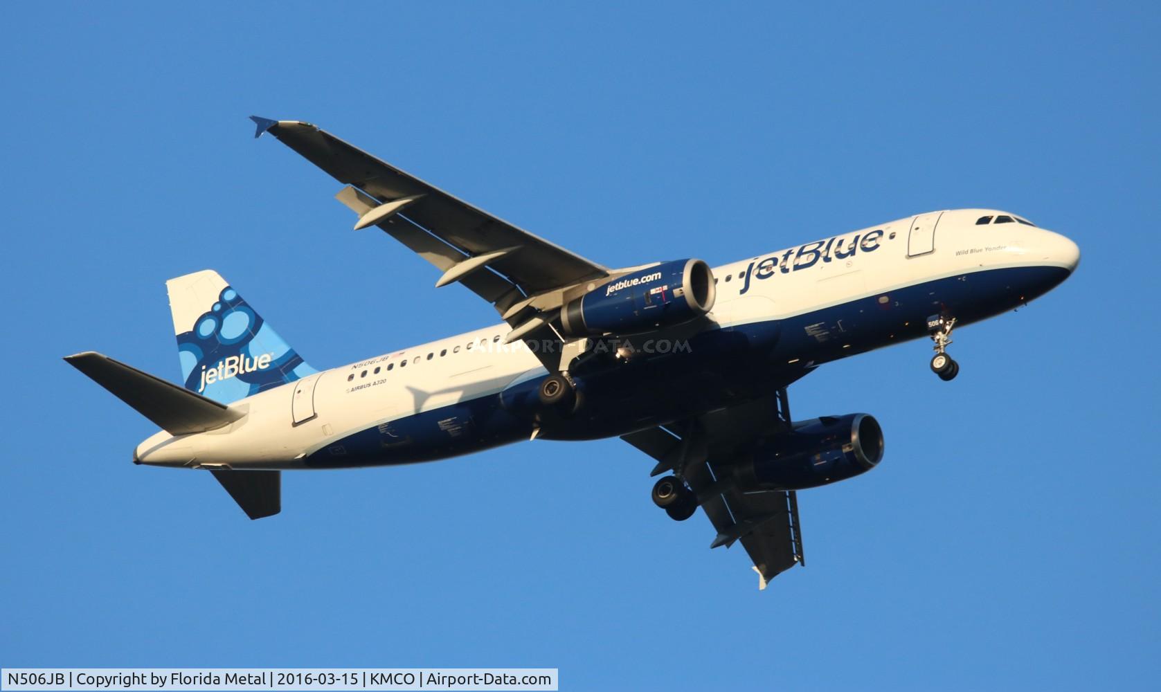 N506JB, 2000 Airbus A320-232 C/N 1235, JBU A320 zx LGA-MCO