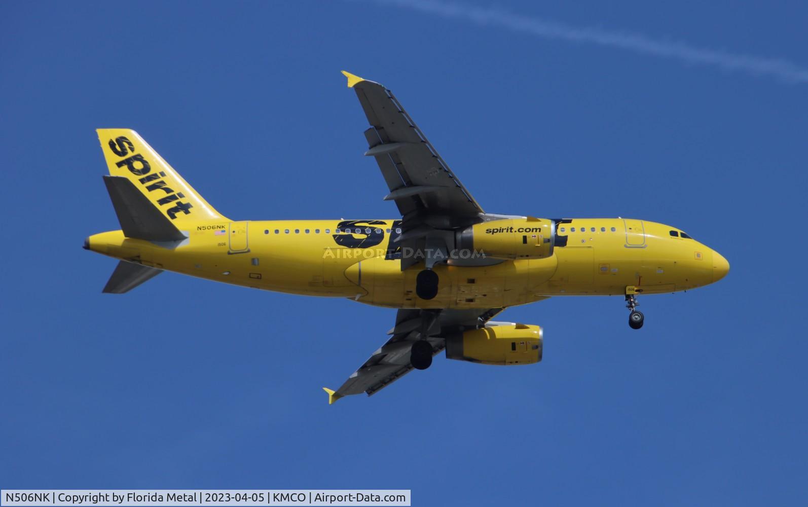 N506NK, 2005 Airbus A319-132 C/N 2490, NKS A319 zx ORD-MCO