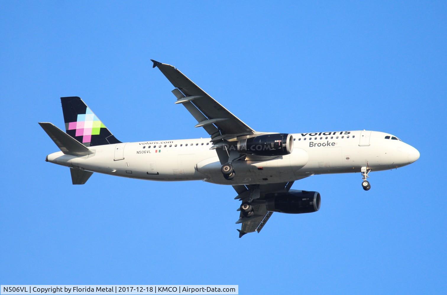 N506VL, 2011 Airbus A320-233 C/N 4828, Volaris A320 zx MEX-MCO