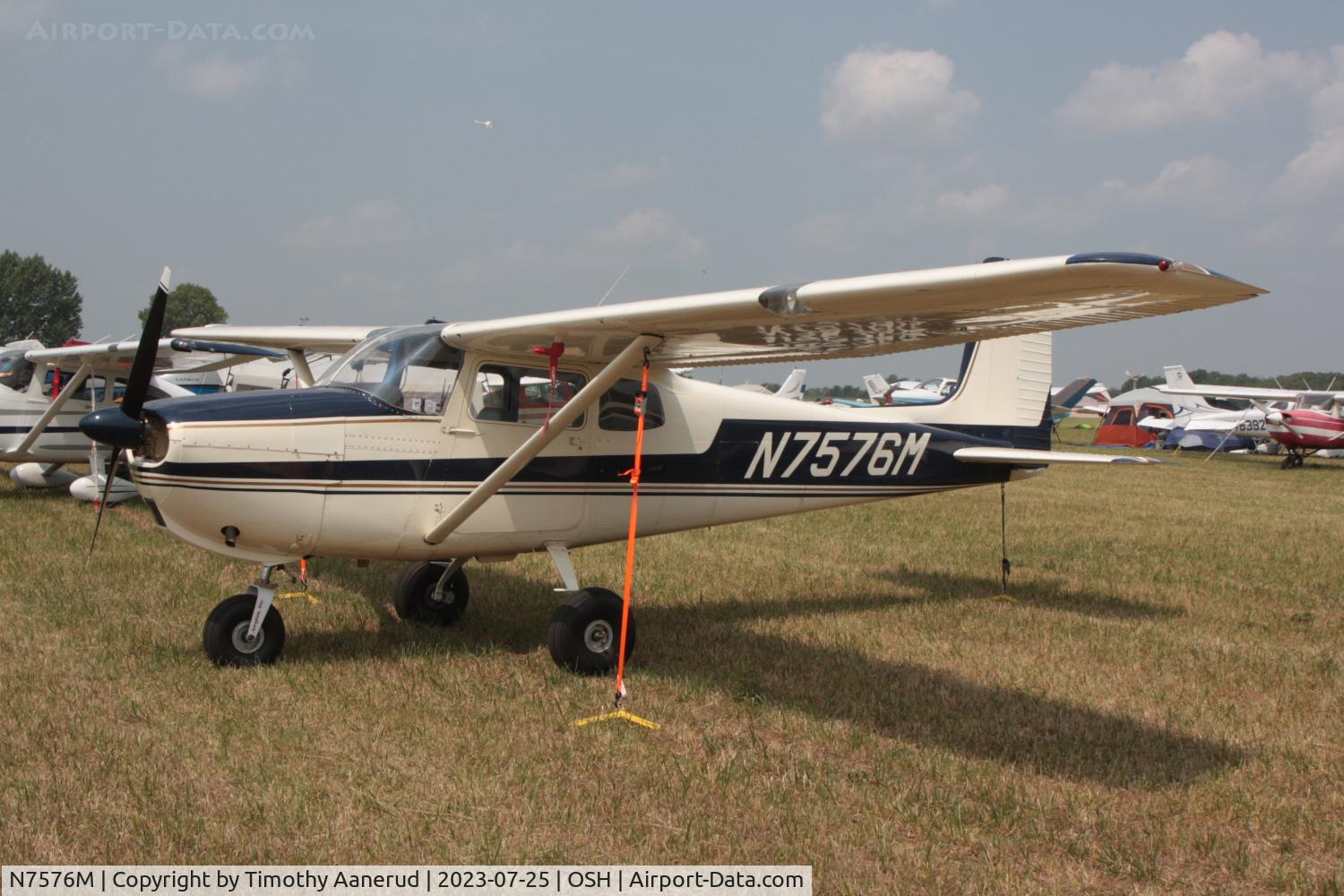 N7576M, 1959 Cessna 175 Skylark C/N 55876, 1959 Cessna 175, c/n: 55876. AirVenture 2023