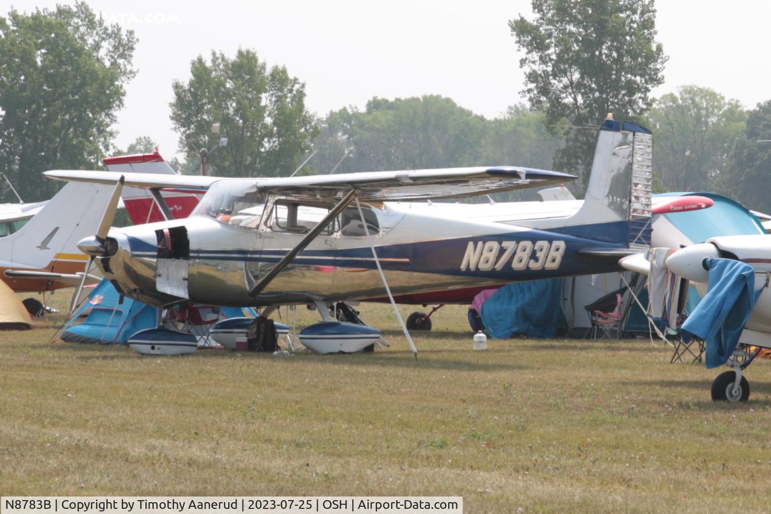 N8783B, 1957 Cessna 172 C/N 36483, 1957 Cessna 172, c/n: 36483. AirVenture 2023